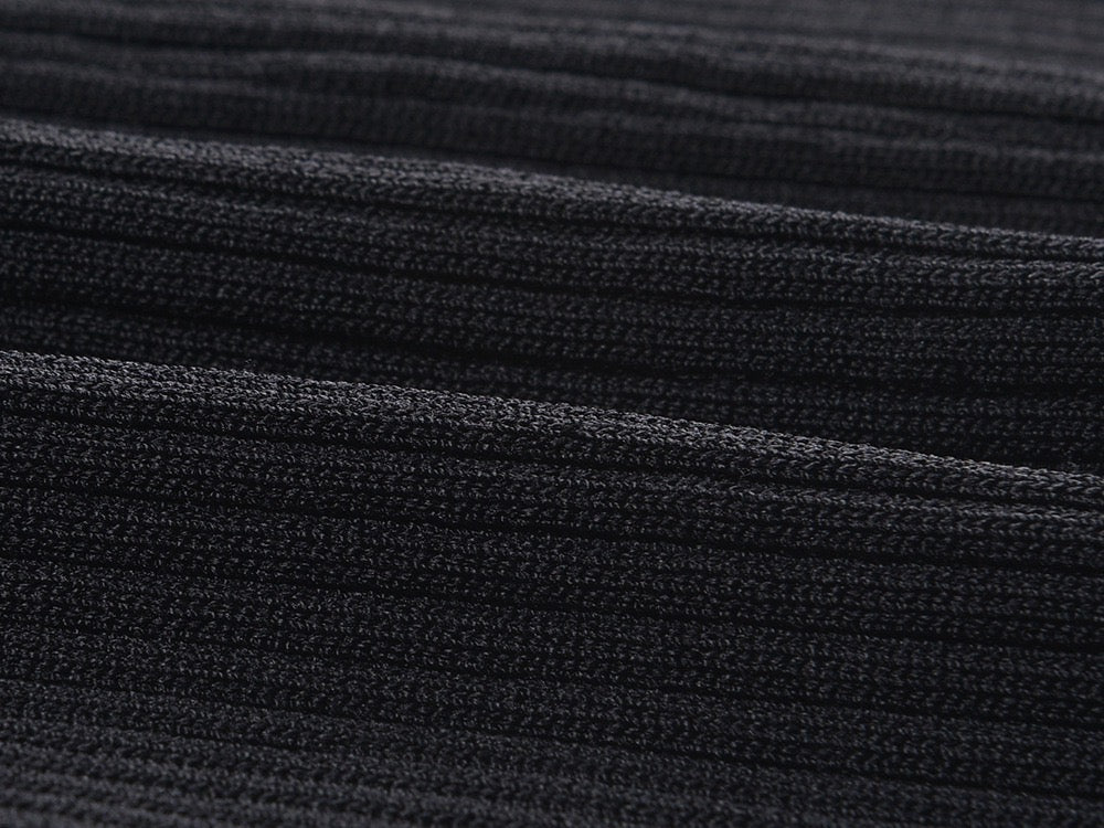 SANDRO KNIT MAXI DRESS - Black