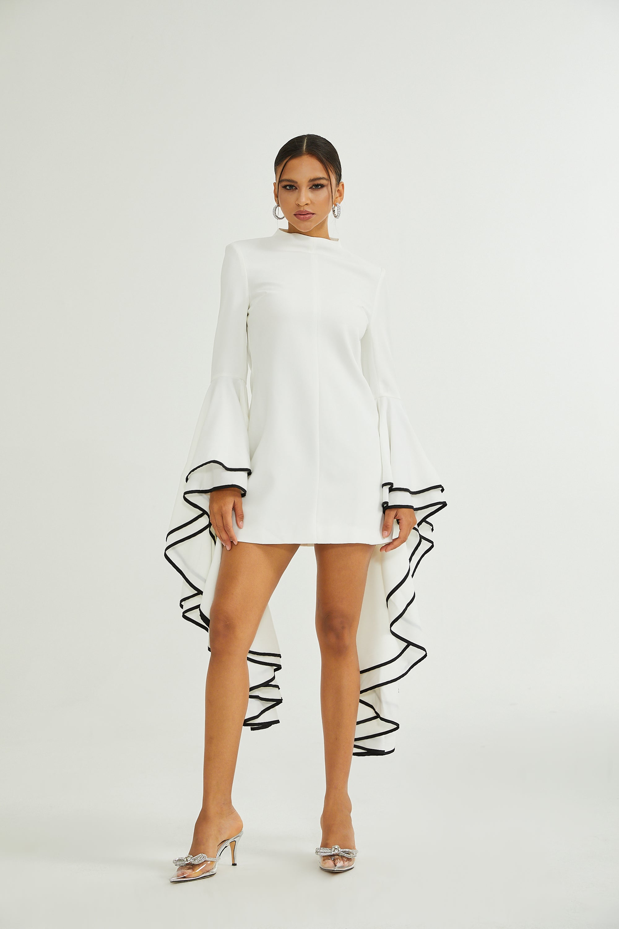 Madeleine ruffle-sleeve dress (Final Sale-US Only)