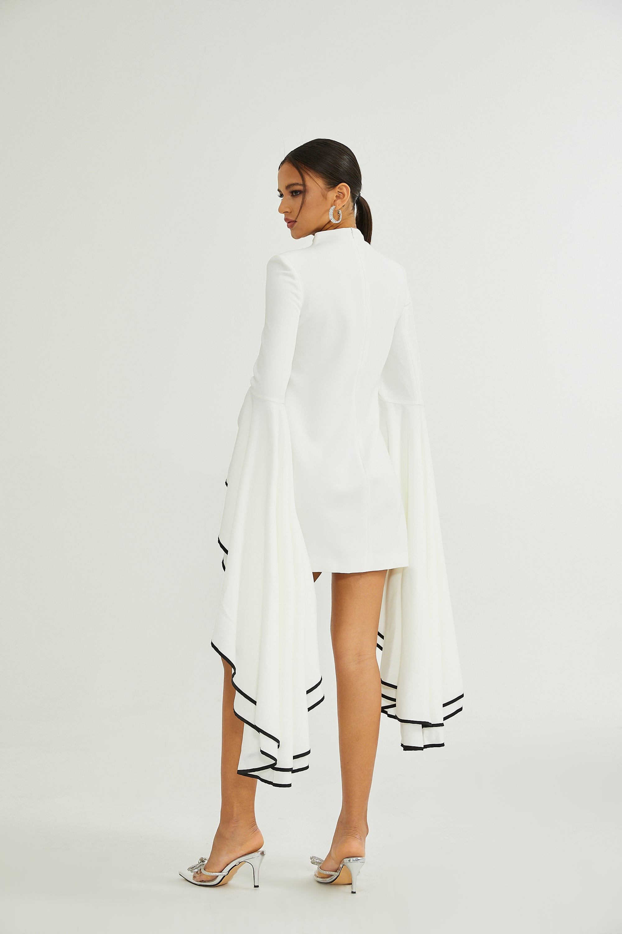 Madeleine ruffle-sleeve dress (Final Sale-US Only)