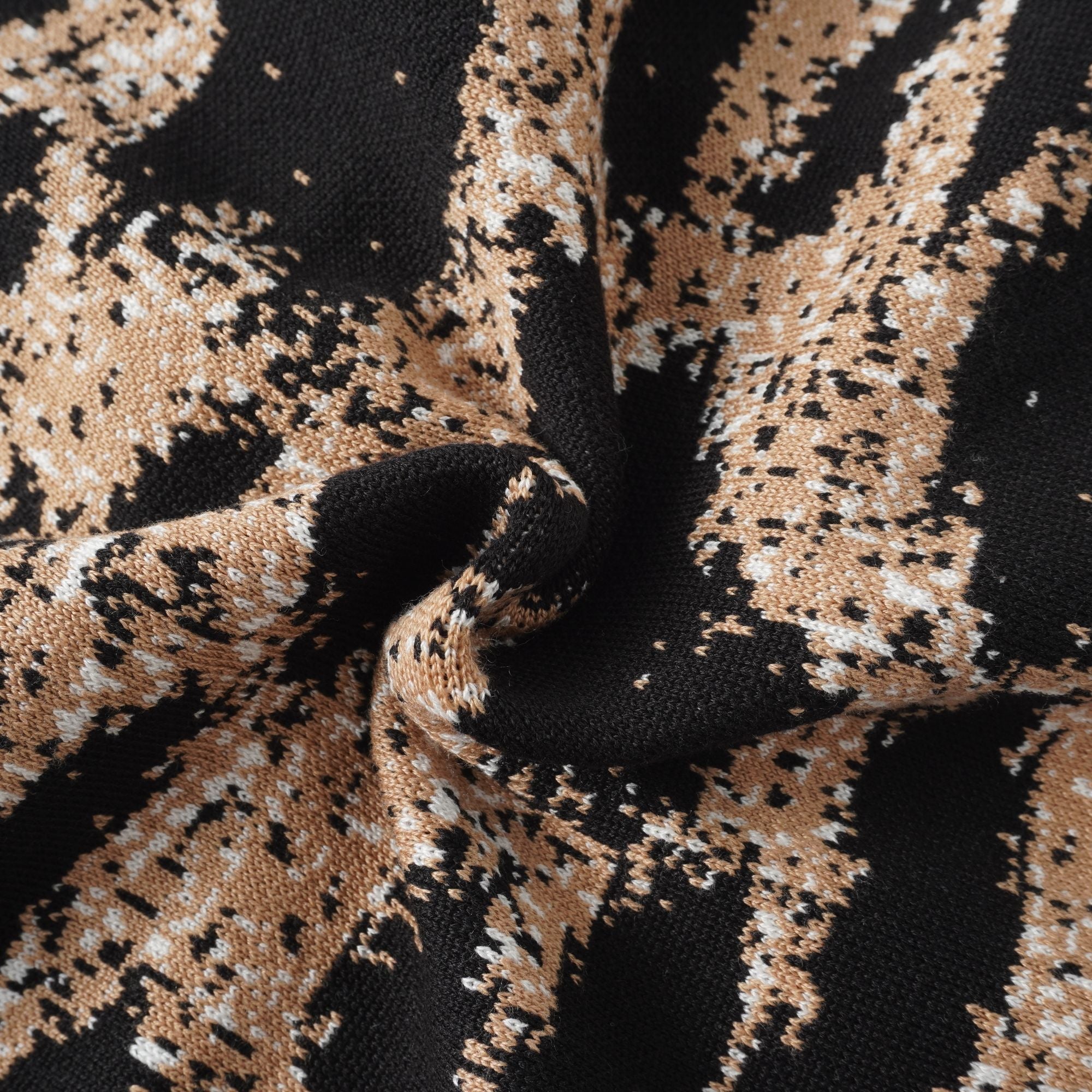 Lucie Brown Leopard Knit Mini Dress (Final Sale)