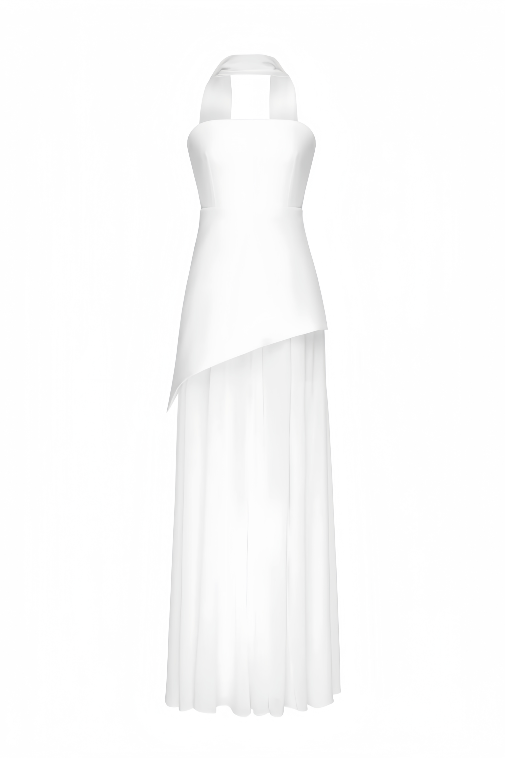 Solène Off-Shoulder Ruched Maxi Gown
