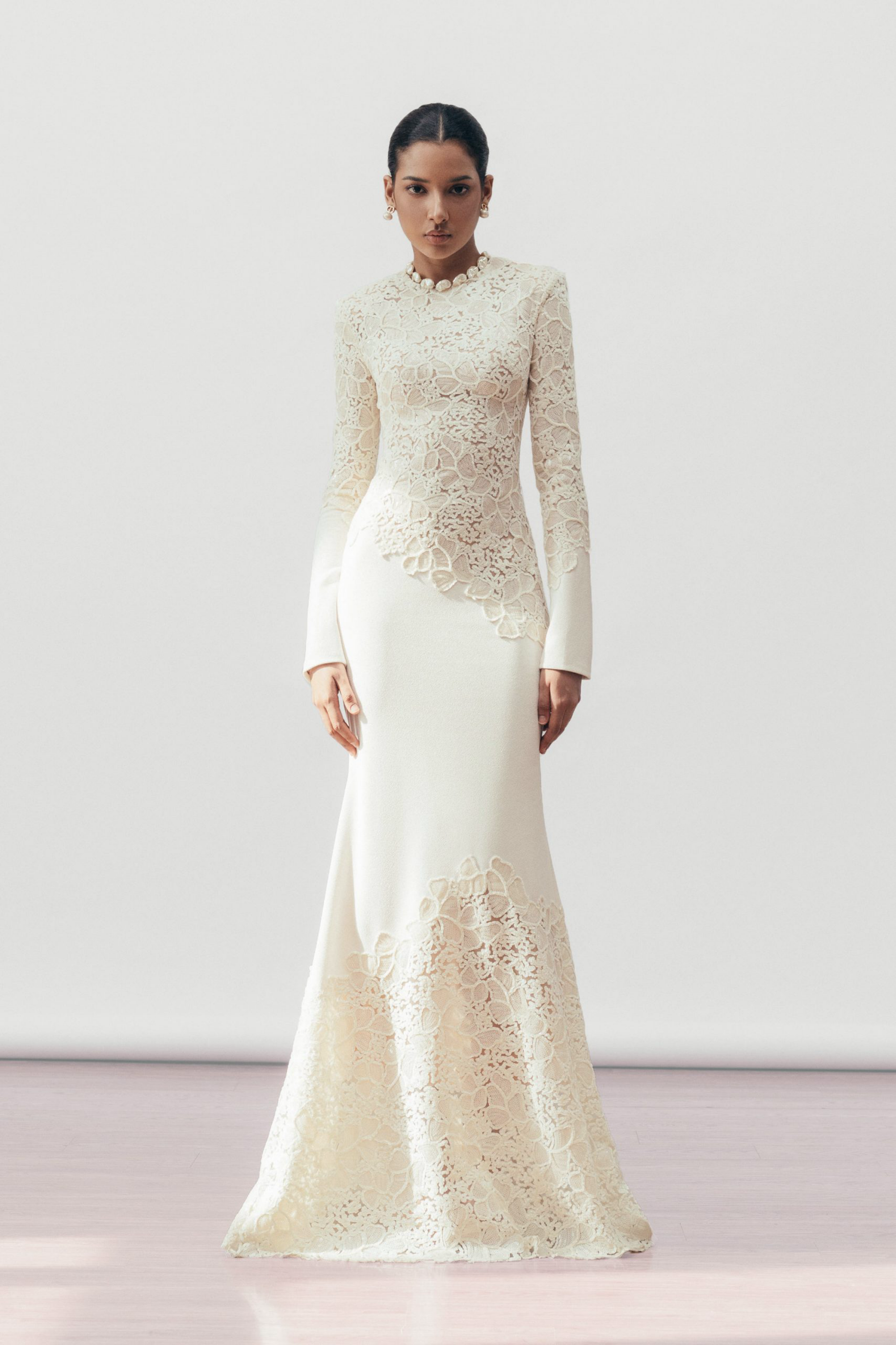 Mathilde White Embroidered Maxi Dress