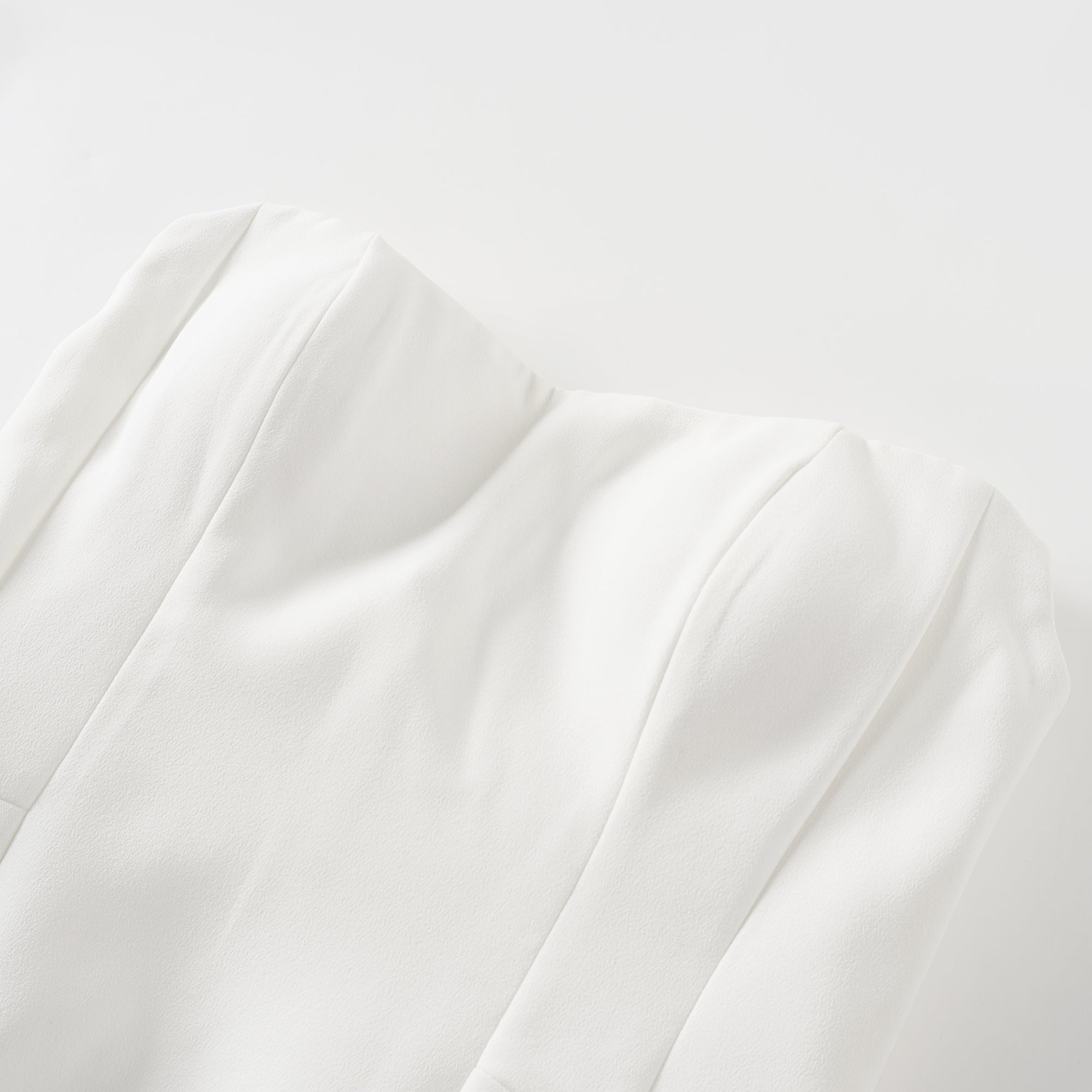 Ulla White Cross Over Bodycon Mini Dress (Final Sale-US Only)