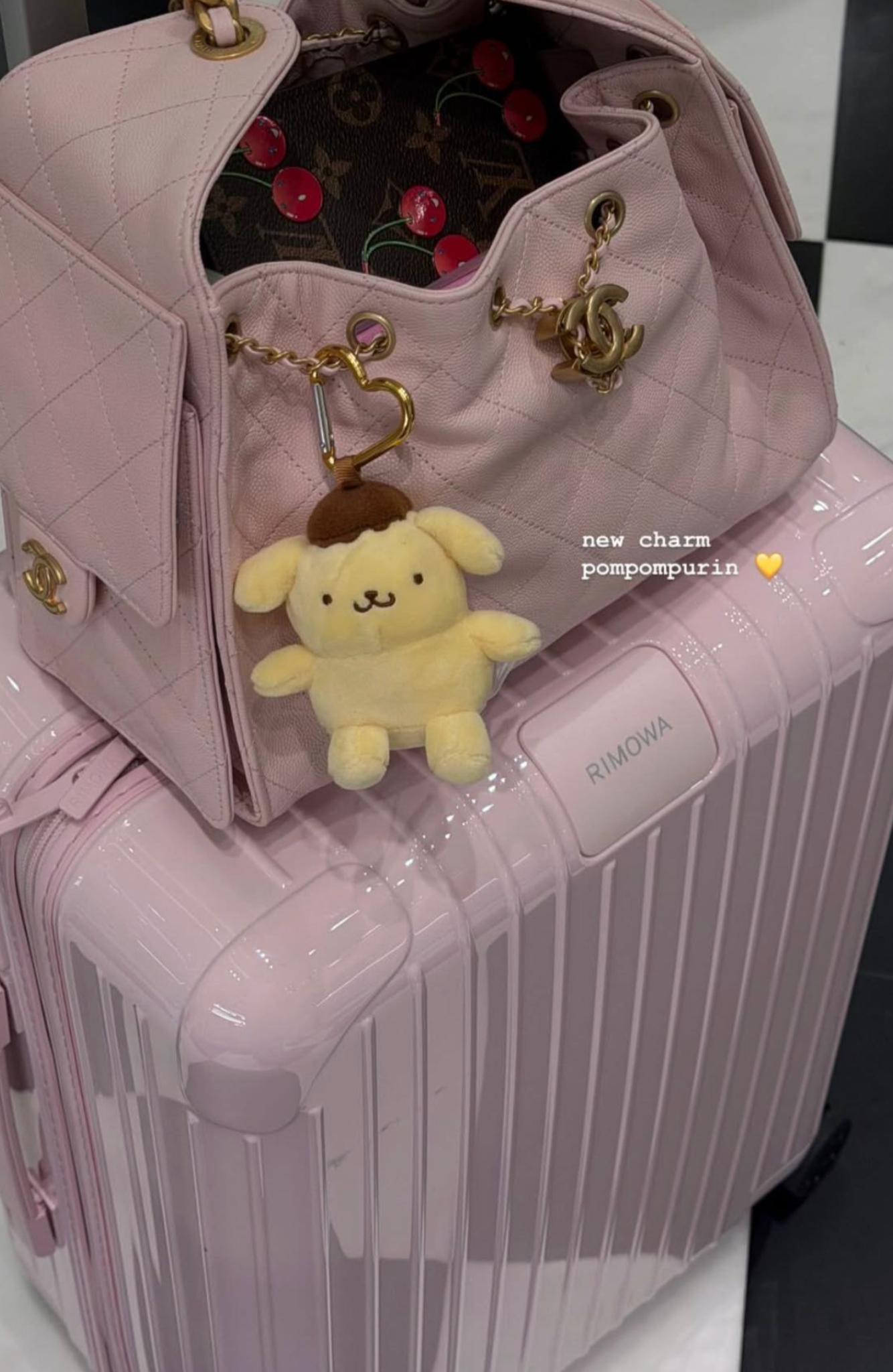 Rimo luggage Rose Ballerina cabin essential - Pink
