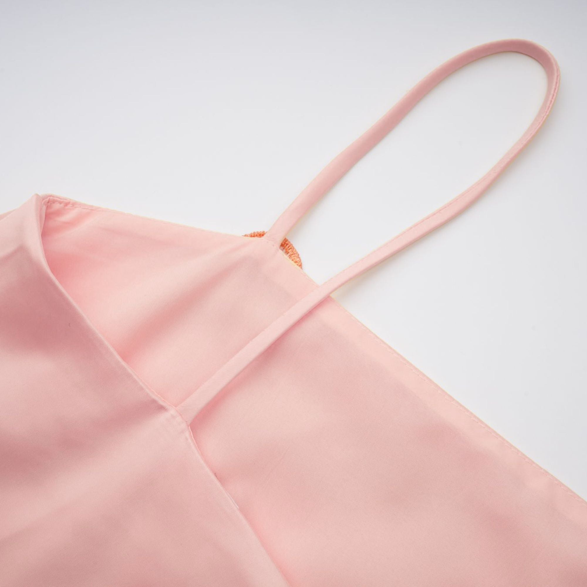 Avril Pink Floral Embroidered Satin Mini Dress