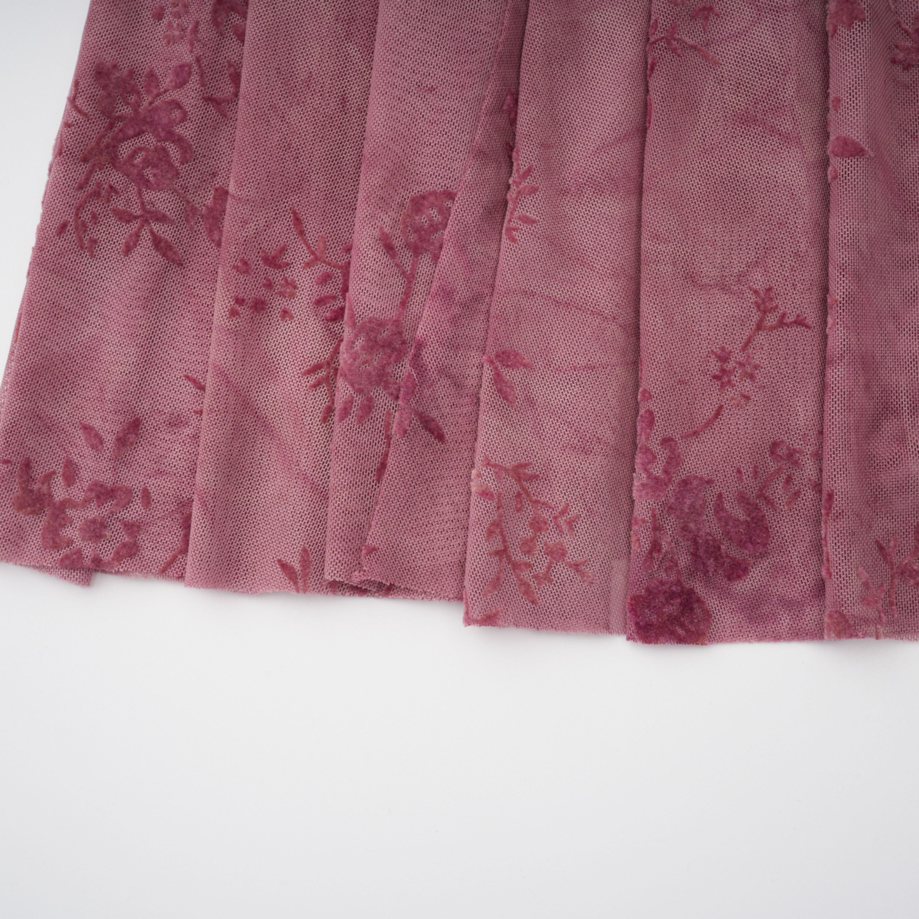 Ariadne Pink Flocked Tulle Maxi Dress (Final Sale-US Only)
