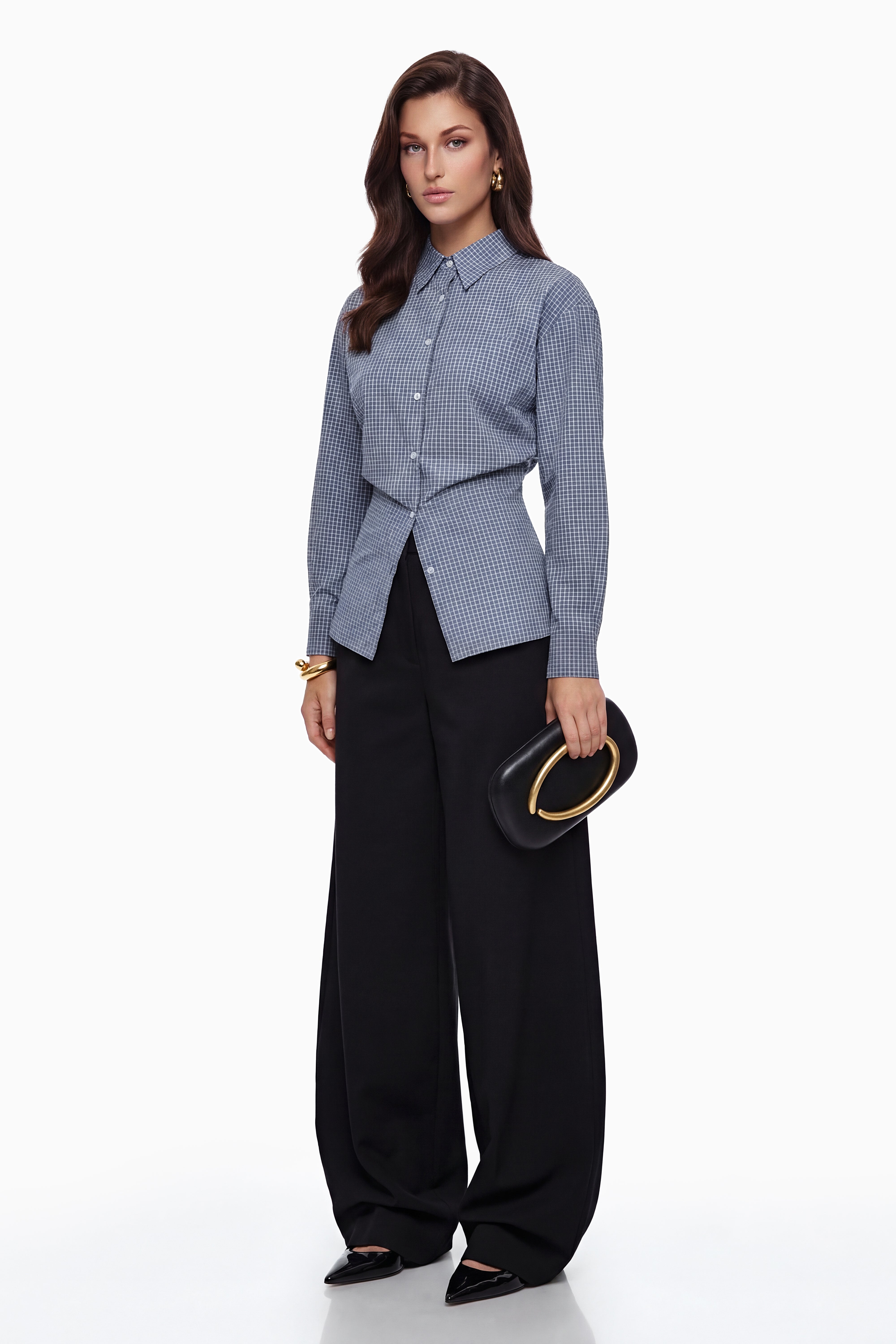 Brooke Blue Button Down Shirt