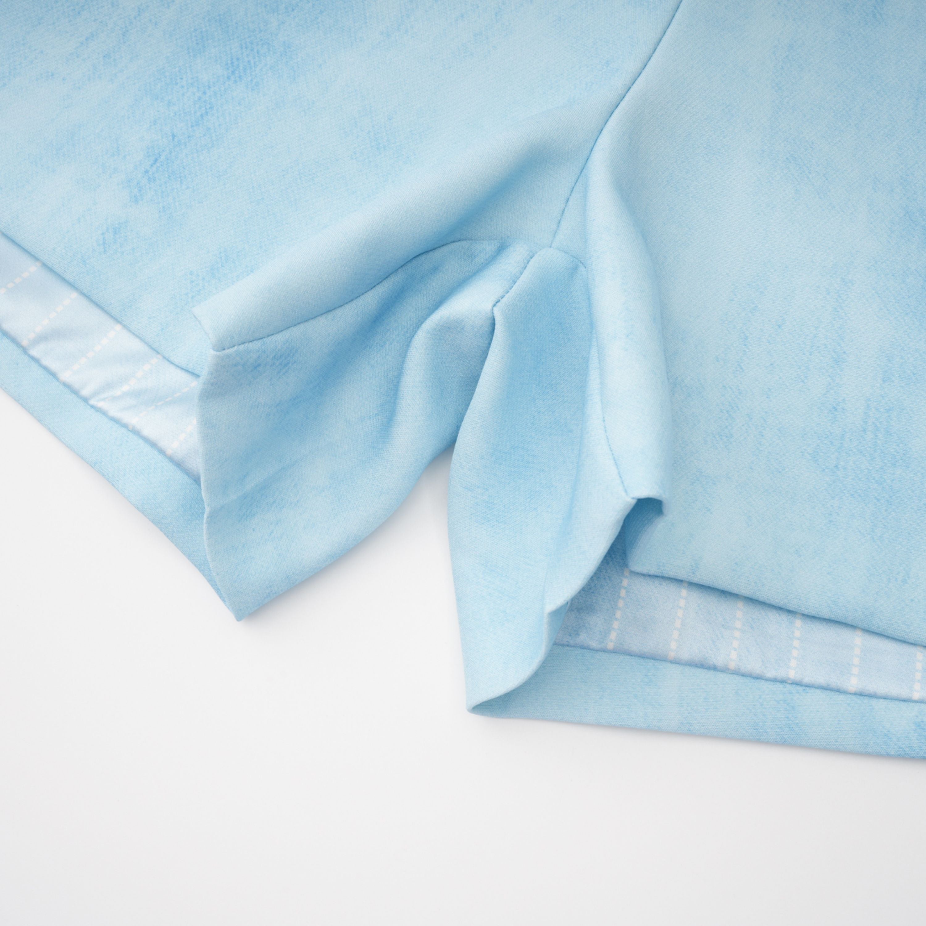 Célestine Blue Double-Breasted Blazer & Shorts Set
