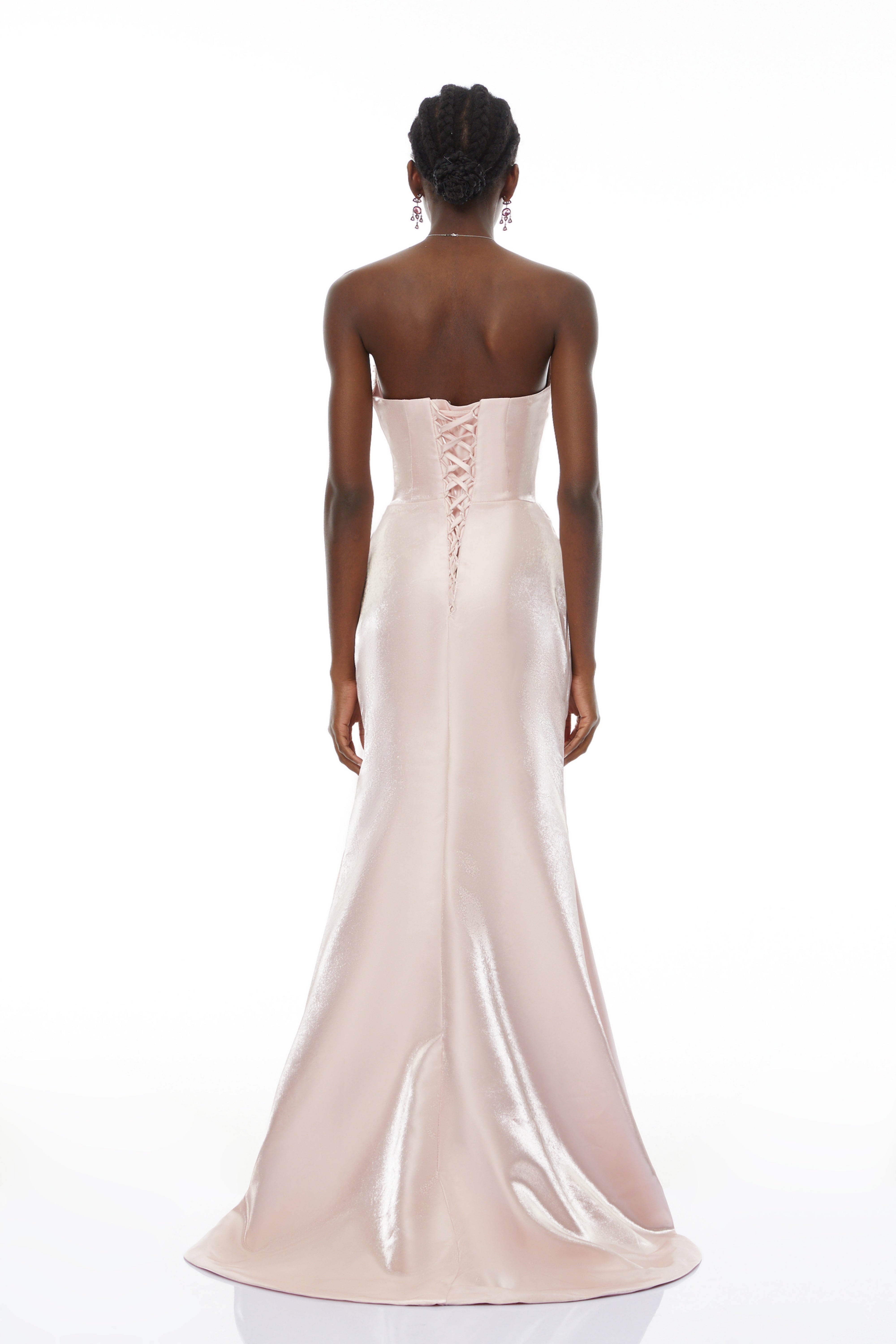 Charlotte Pink Off Shoulder Ruched Maxi Dress (Final Sale-US Only)