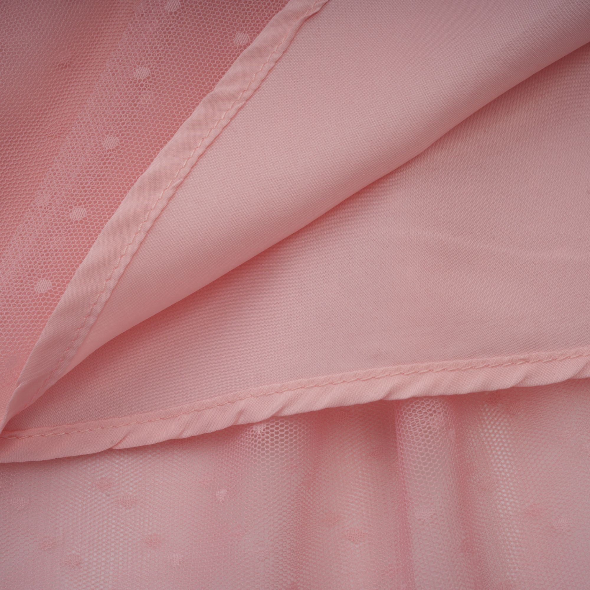 Aimée pink dot-detail ruffled tulle midi dress (Final Sale-US Only)