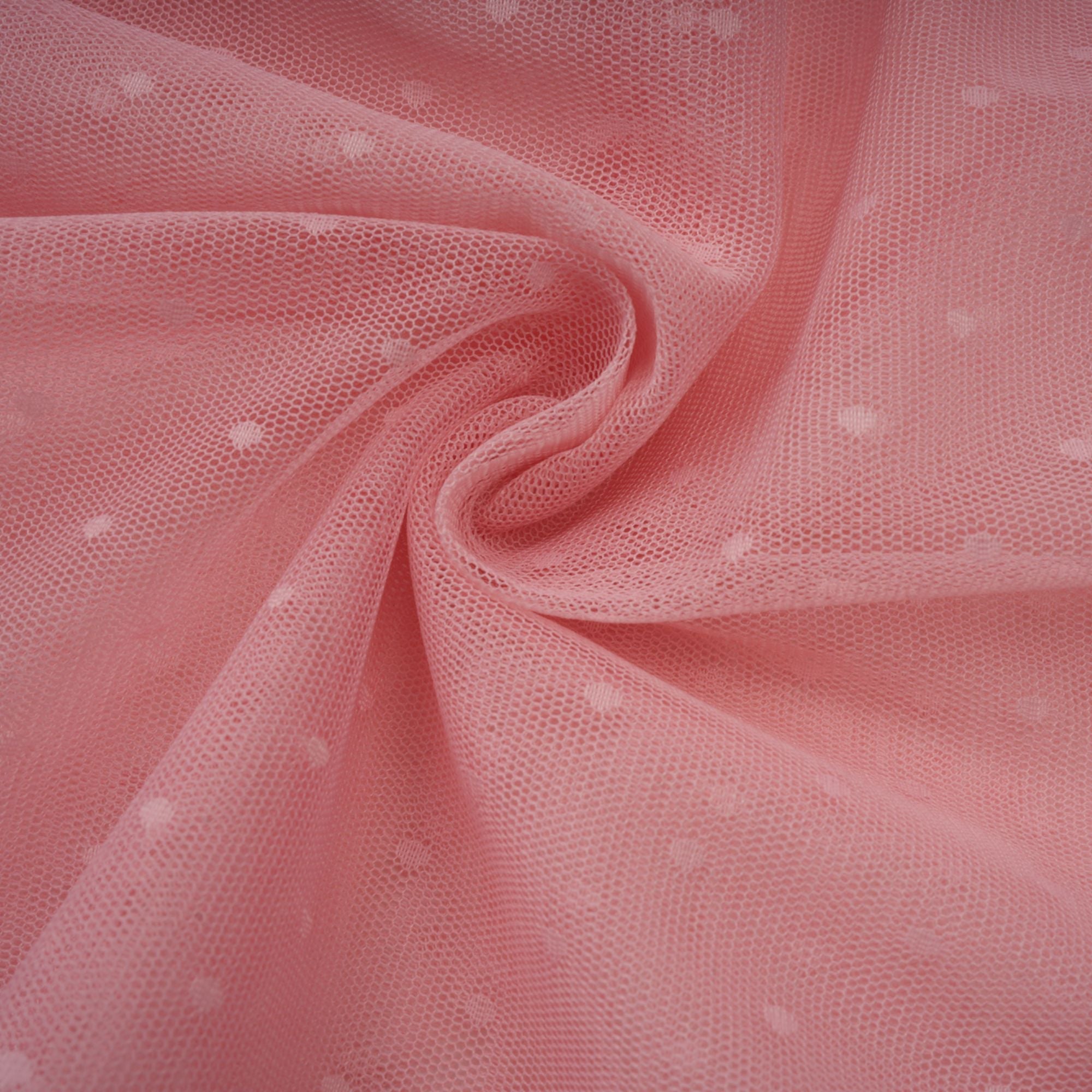 Aimée pink dot-detail ruffled tulle midi dress (Final Sale-US Only)