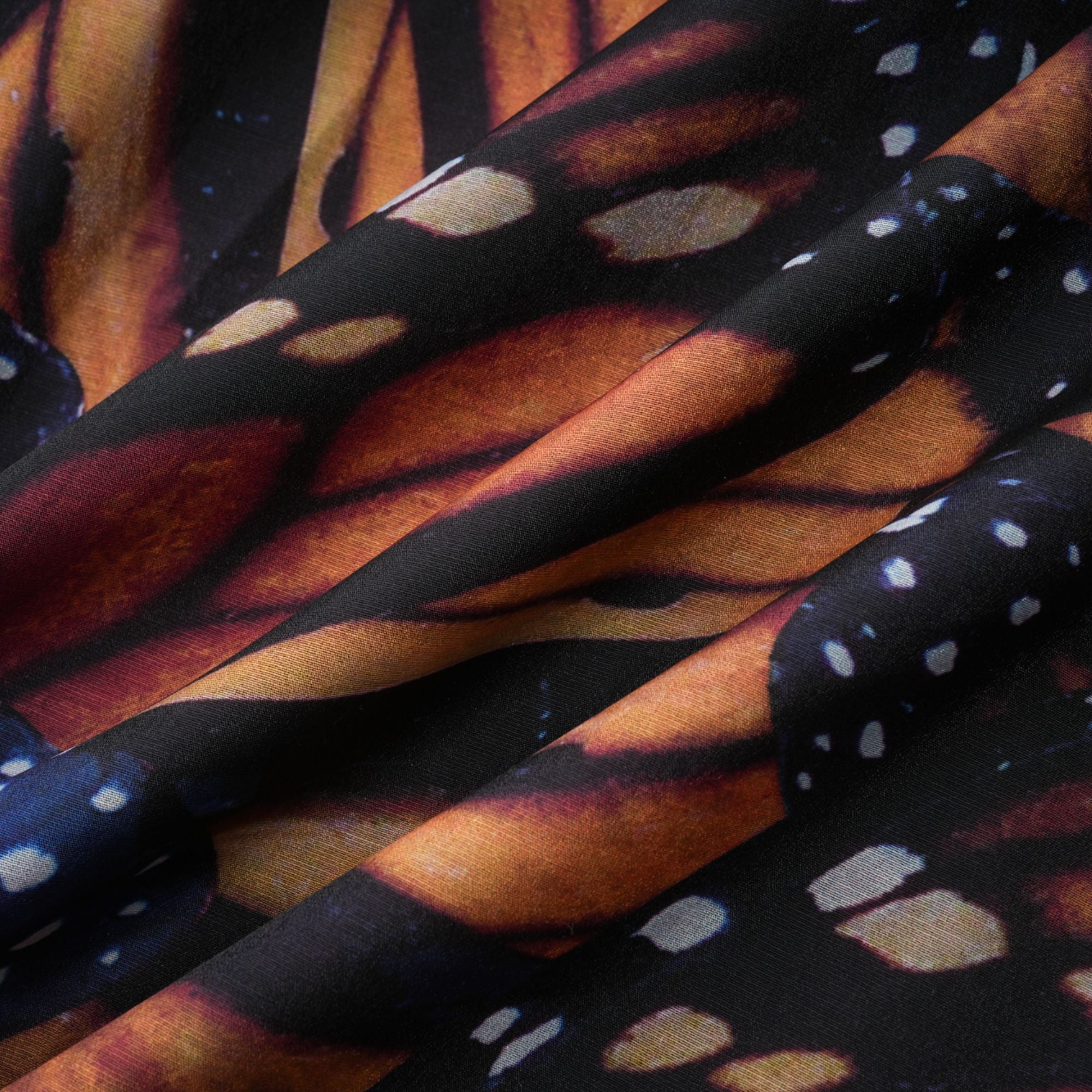 Coralie butterfly-print asymmetrical midi dress (US Only)