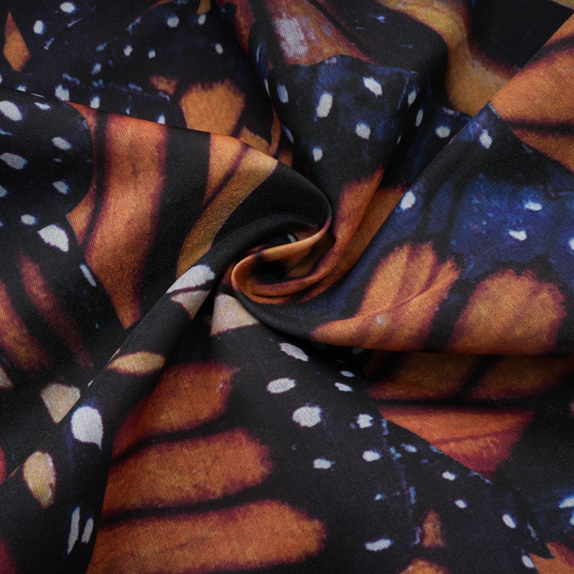 Coralie butterfly-print asymmetrical midi dress (US Only)