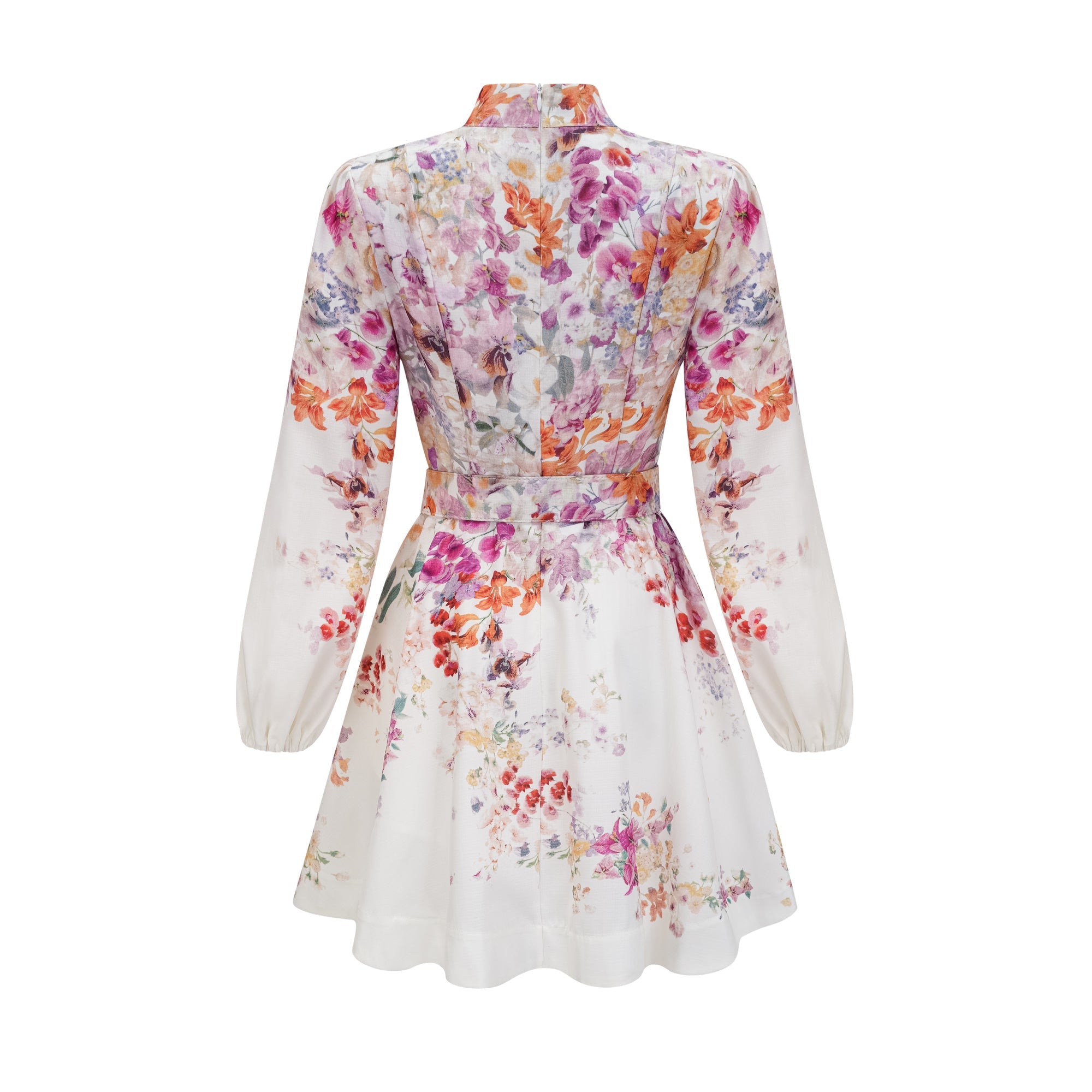Bianca floral-print mini dress