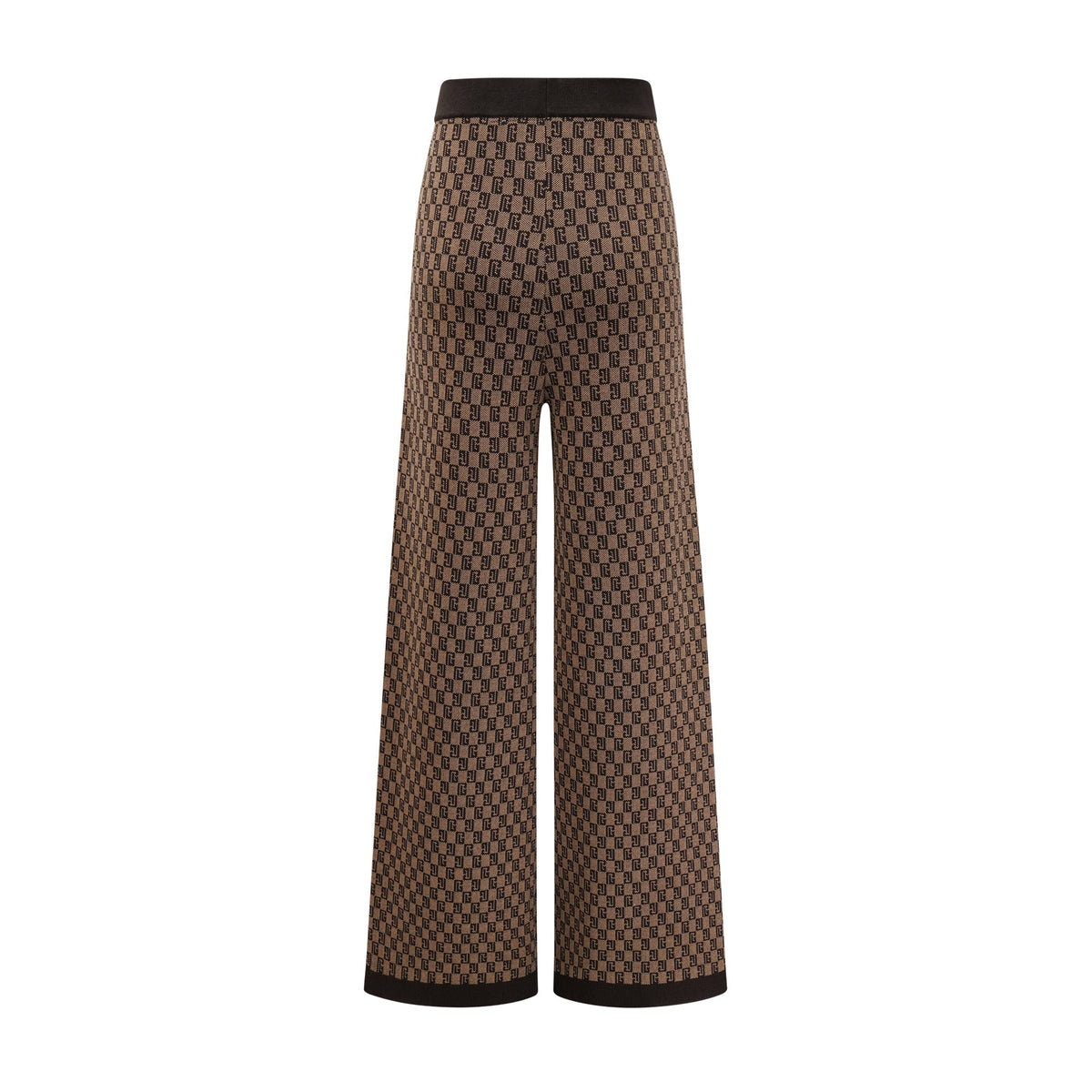 Cyrielle monogram-jacquard top & trousers matching set