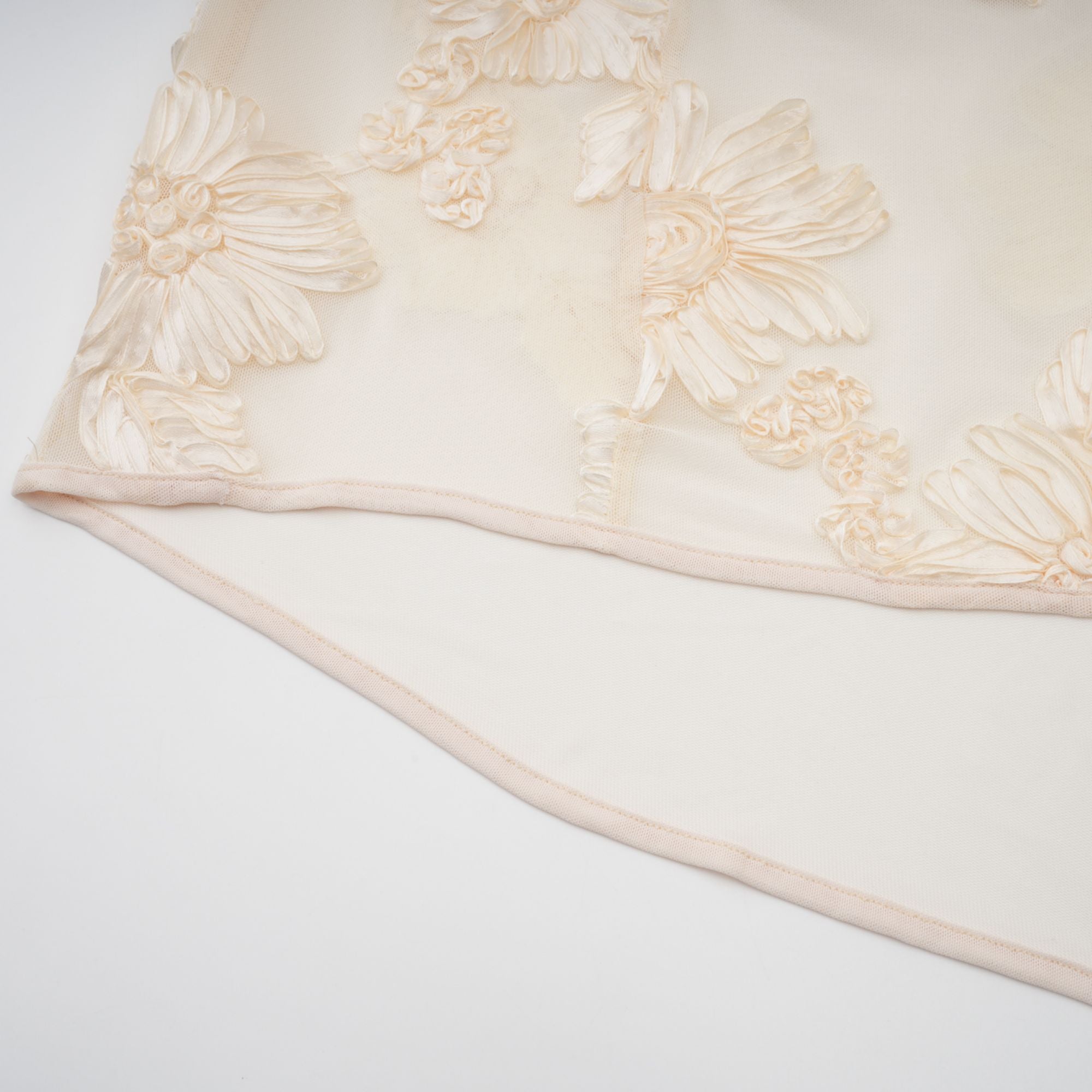 Melanie neutrals embroidered off-shoulder maxi dress