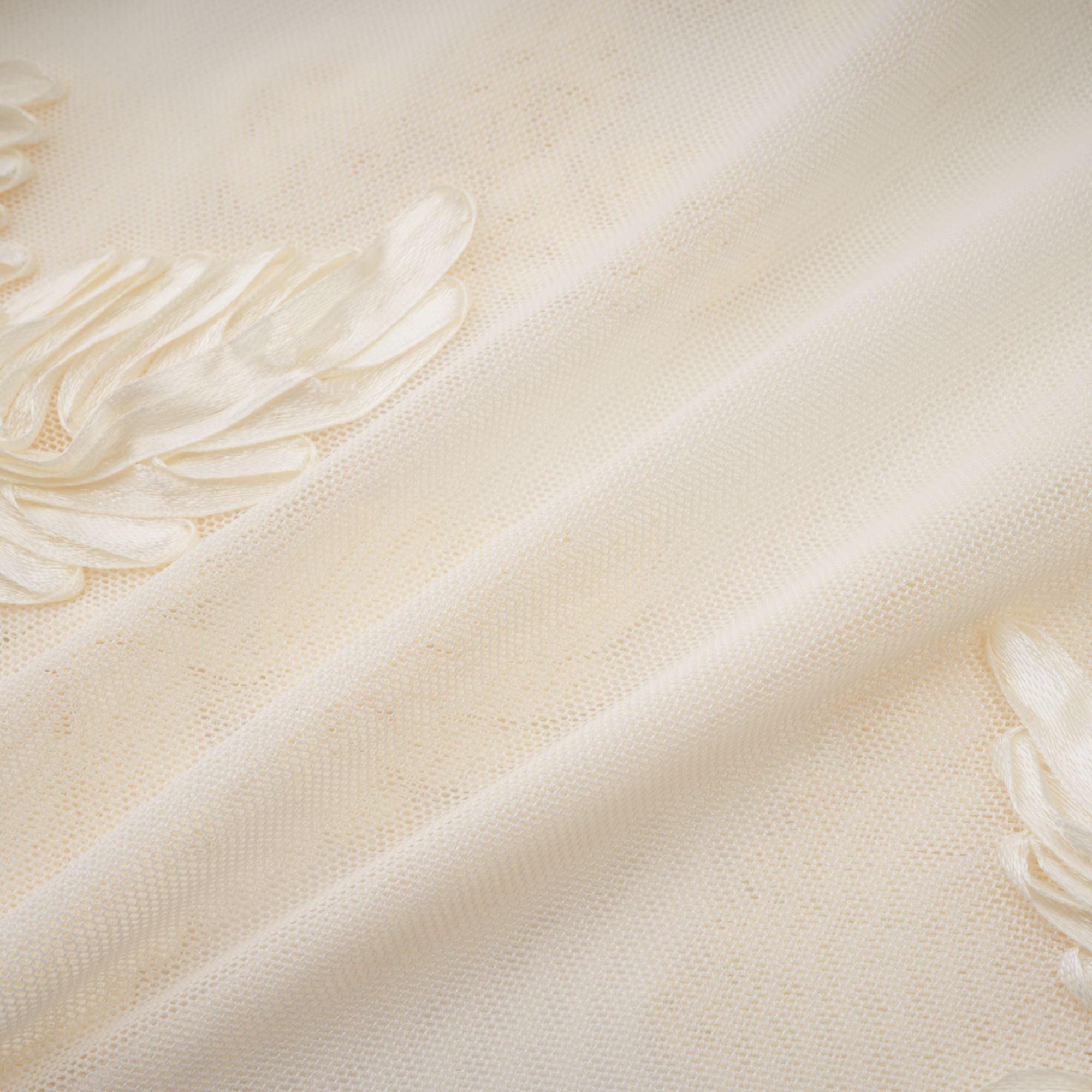 Melanie neutrals embroidered off-shoulder maxi dress