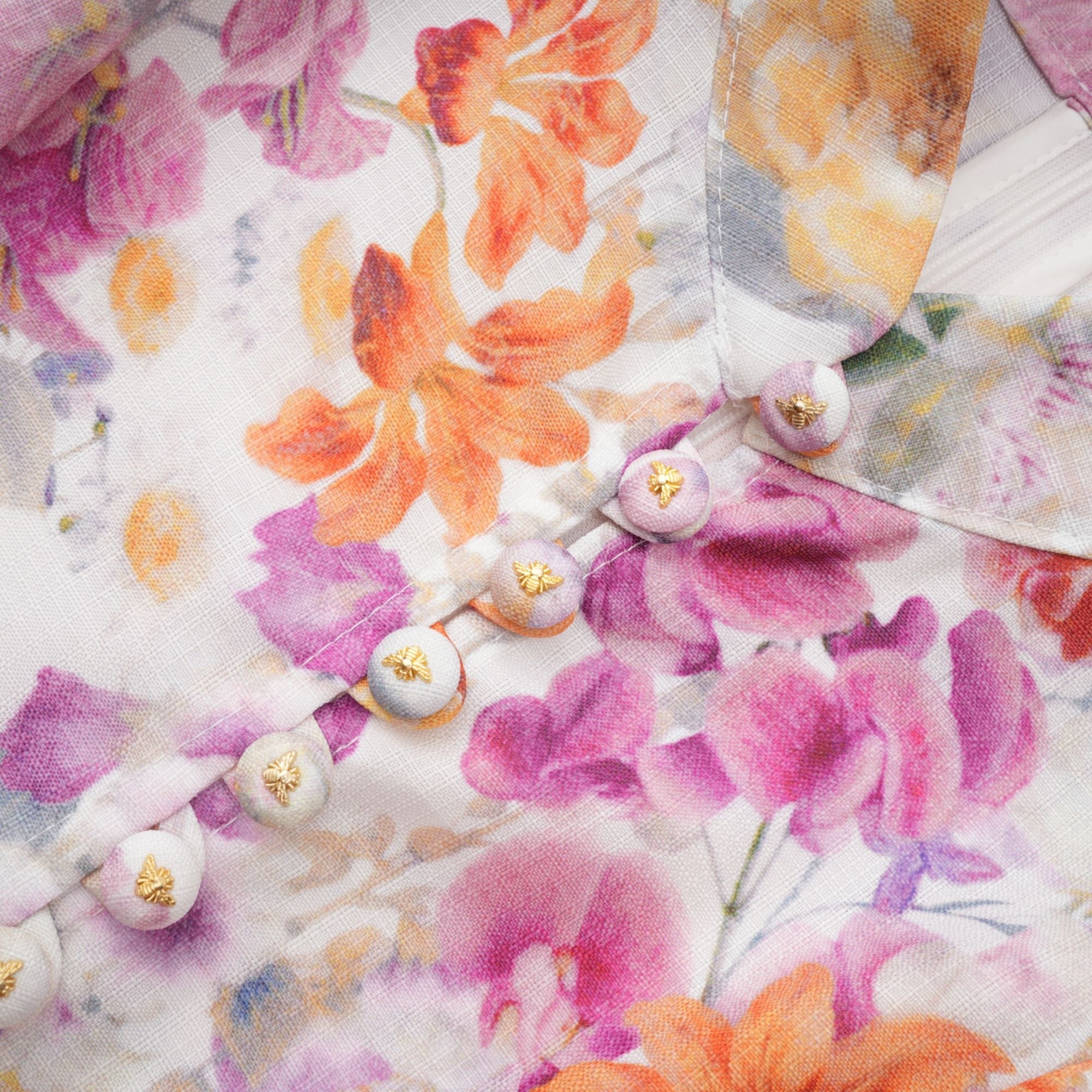 Bianca floral-print mini dress