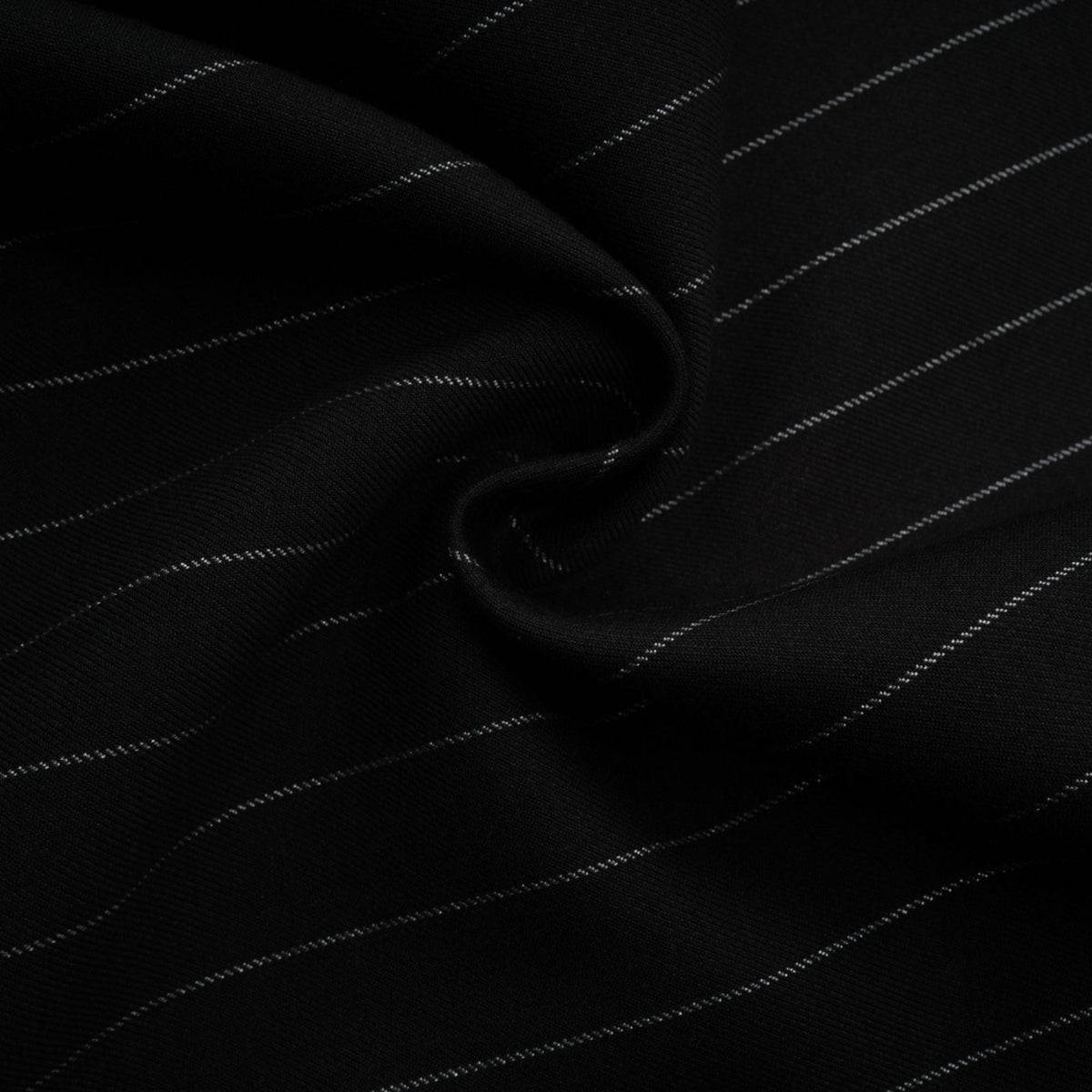 Stefania black striped open-back blazer