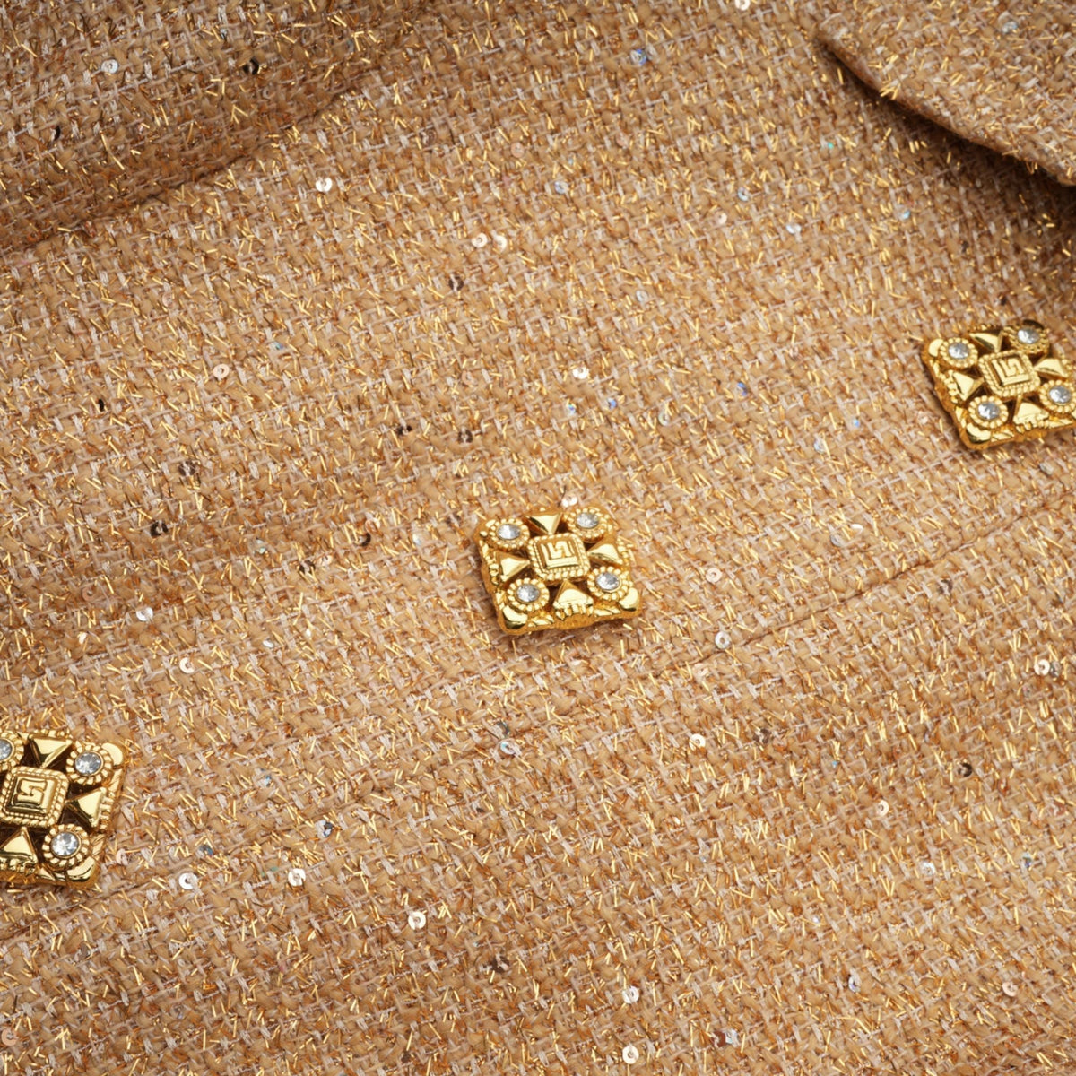 Morgane tweed long-sleeve mini dress (Final Sale)