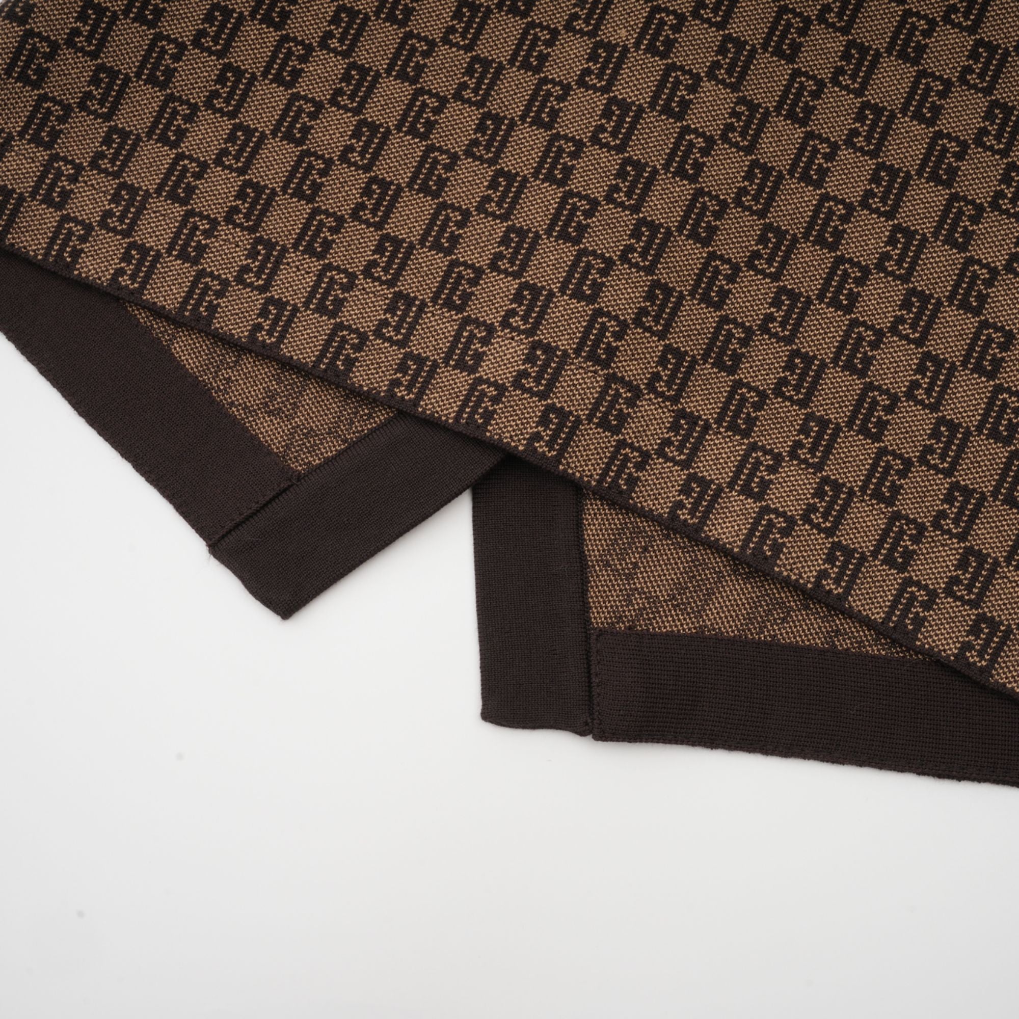 Cyrielle monogram-jacquard top & trousers matching set