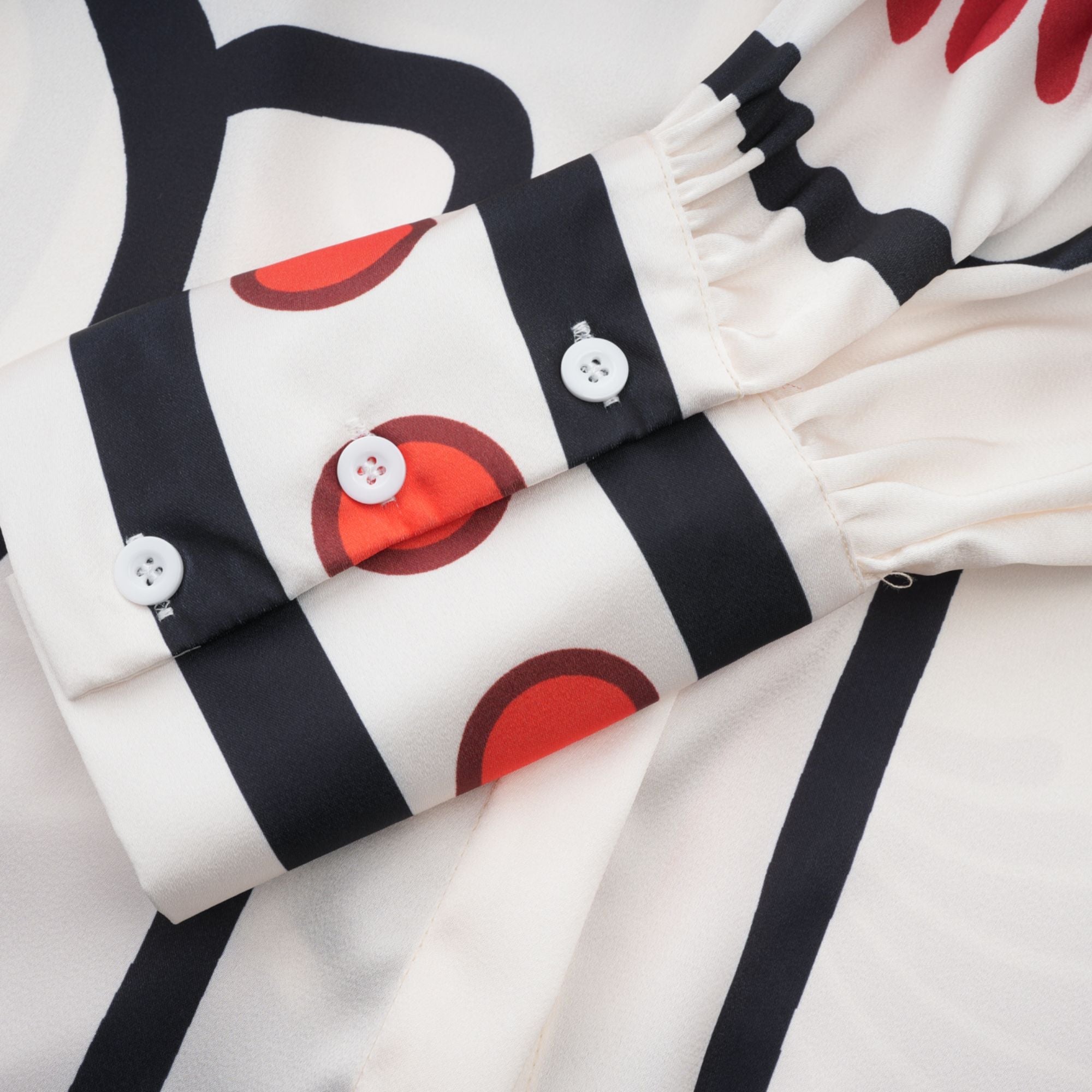 Amaranta graphic-print shirt & trousers matching set