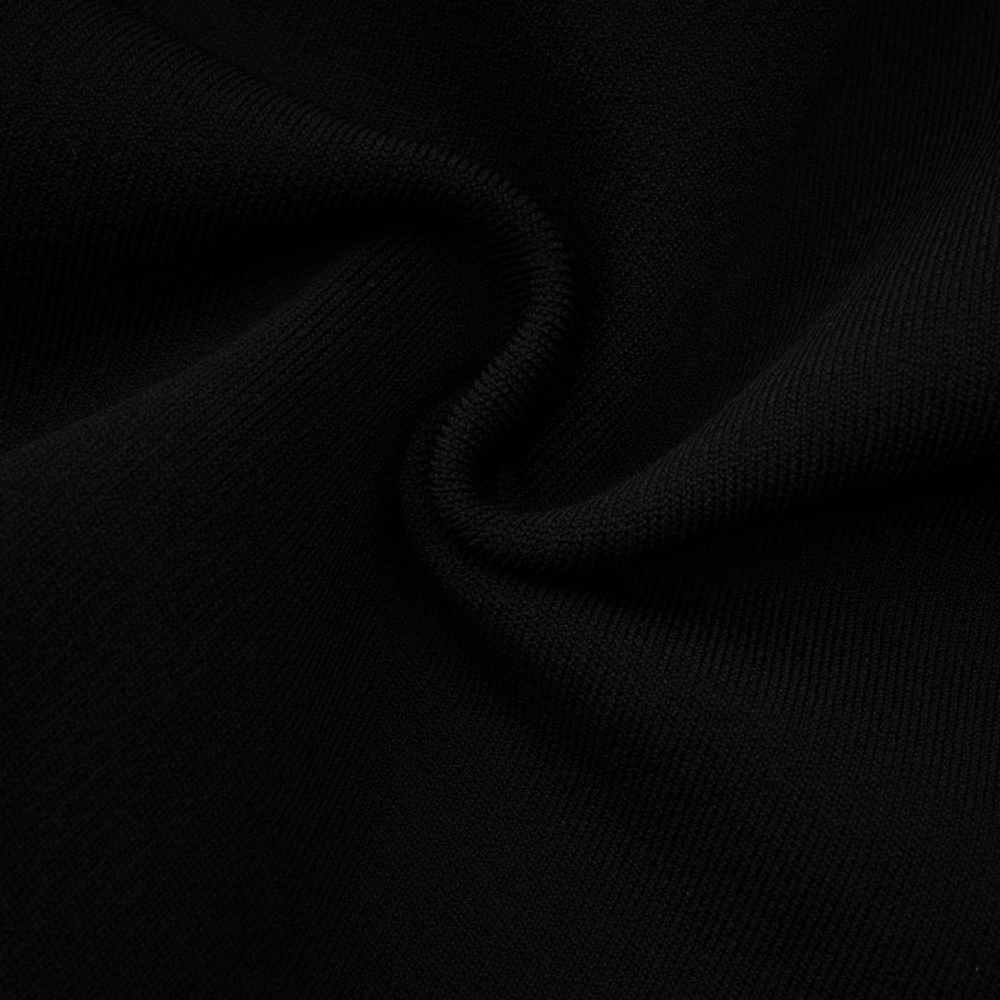 Angèle black off-shoulder knitted mini dress (Final Sale-US Only)