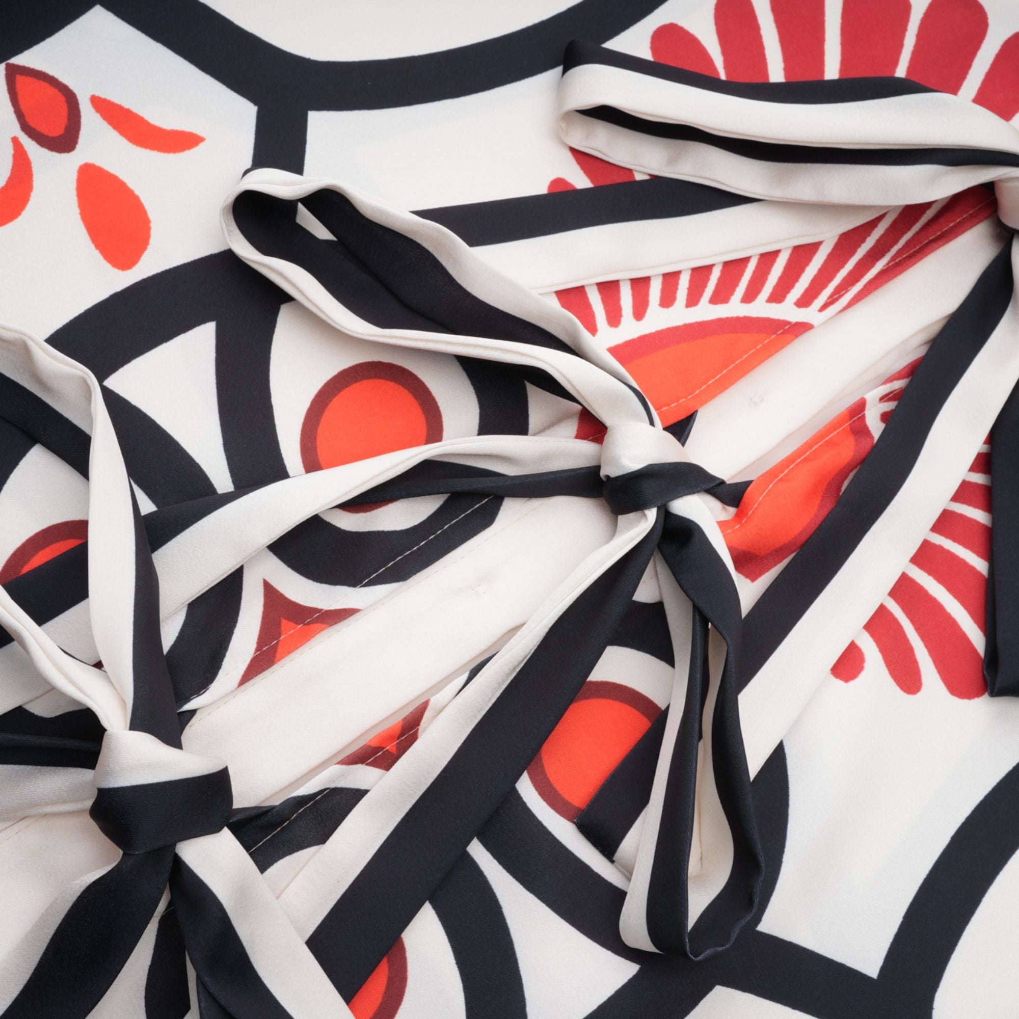 Amaranta graphic-print shirt & trousers matching set