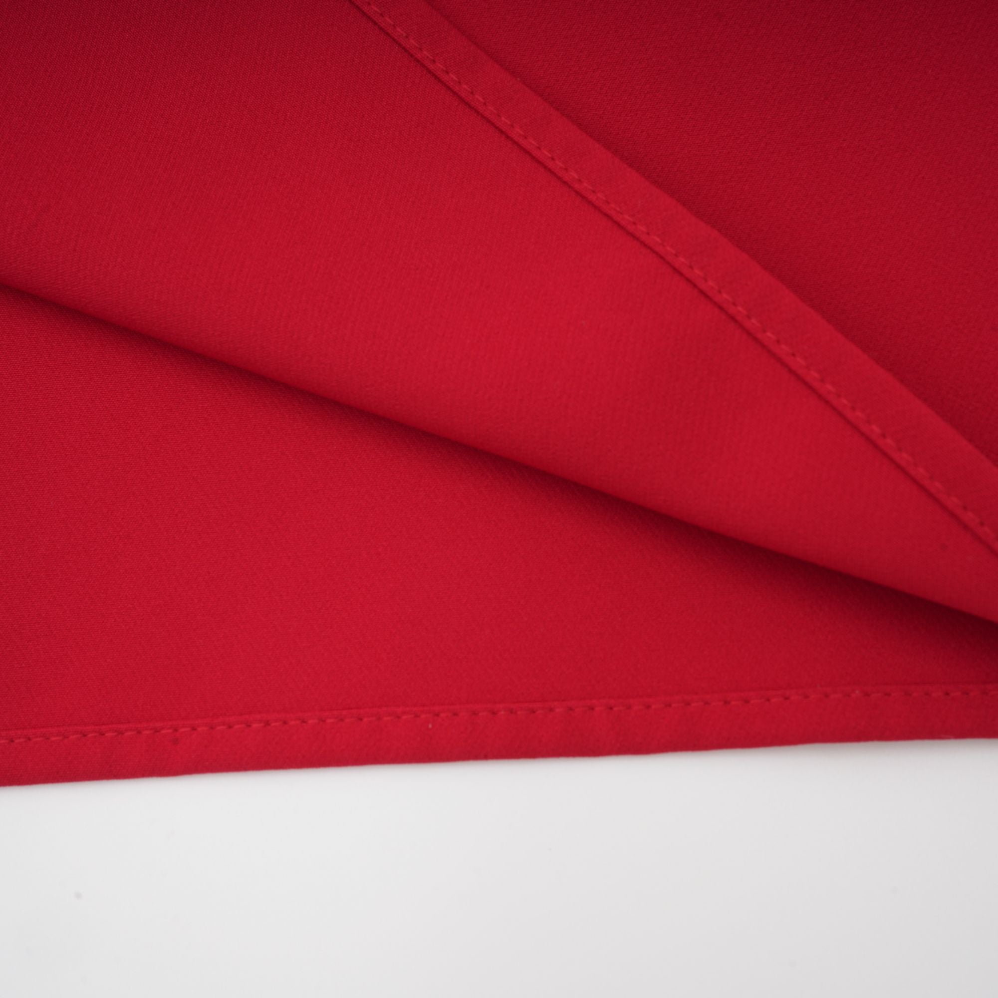 Valentine high-slit pleated maxi dress in Red