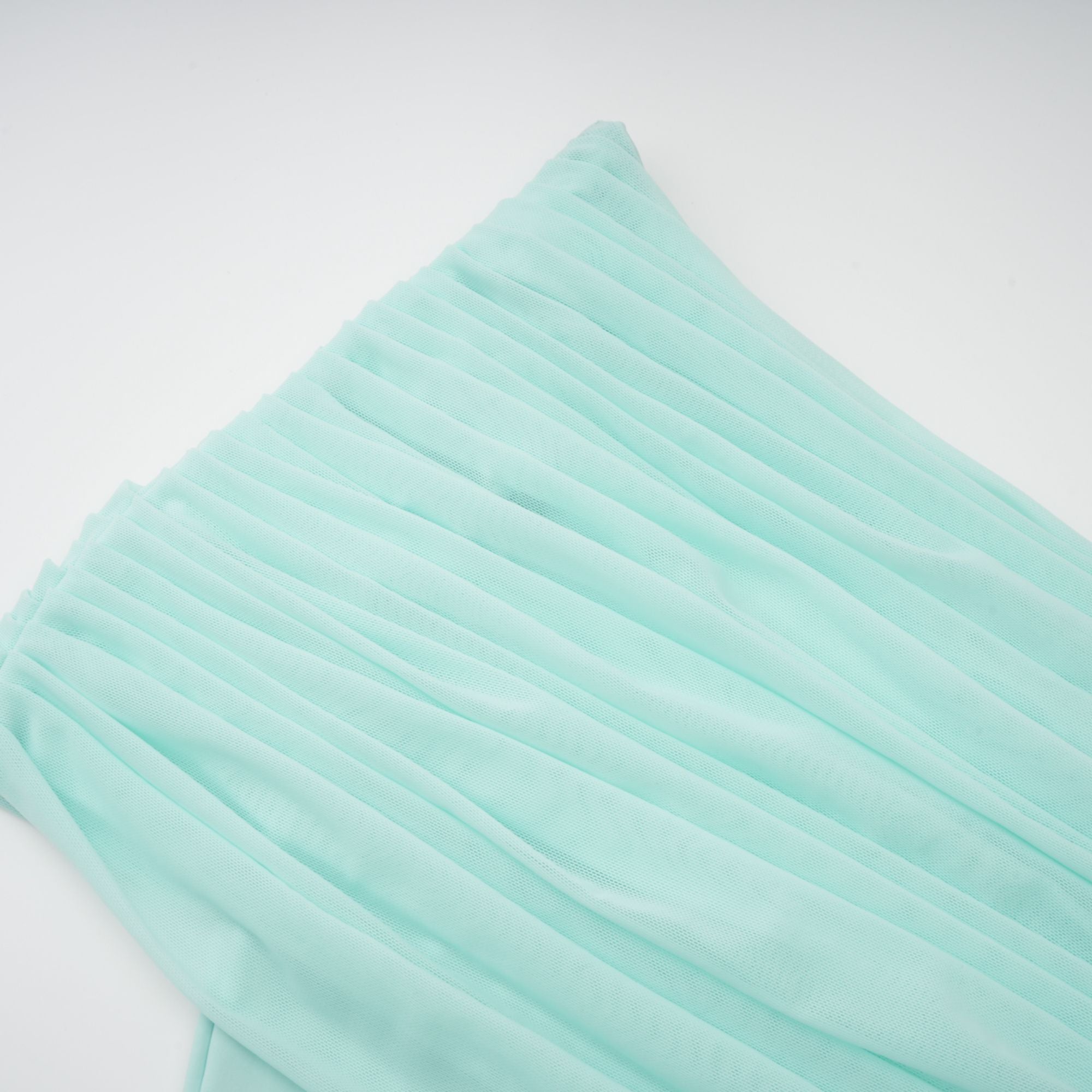 Katya Green Asymmetrical Gathered Maxi Dress