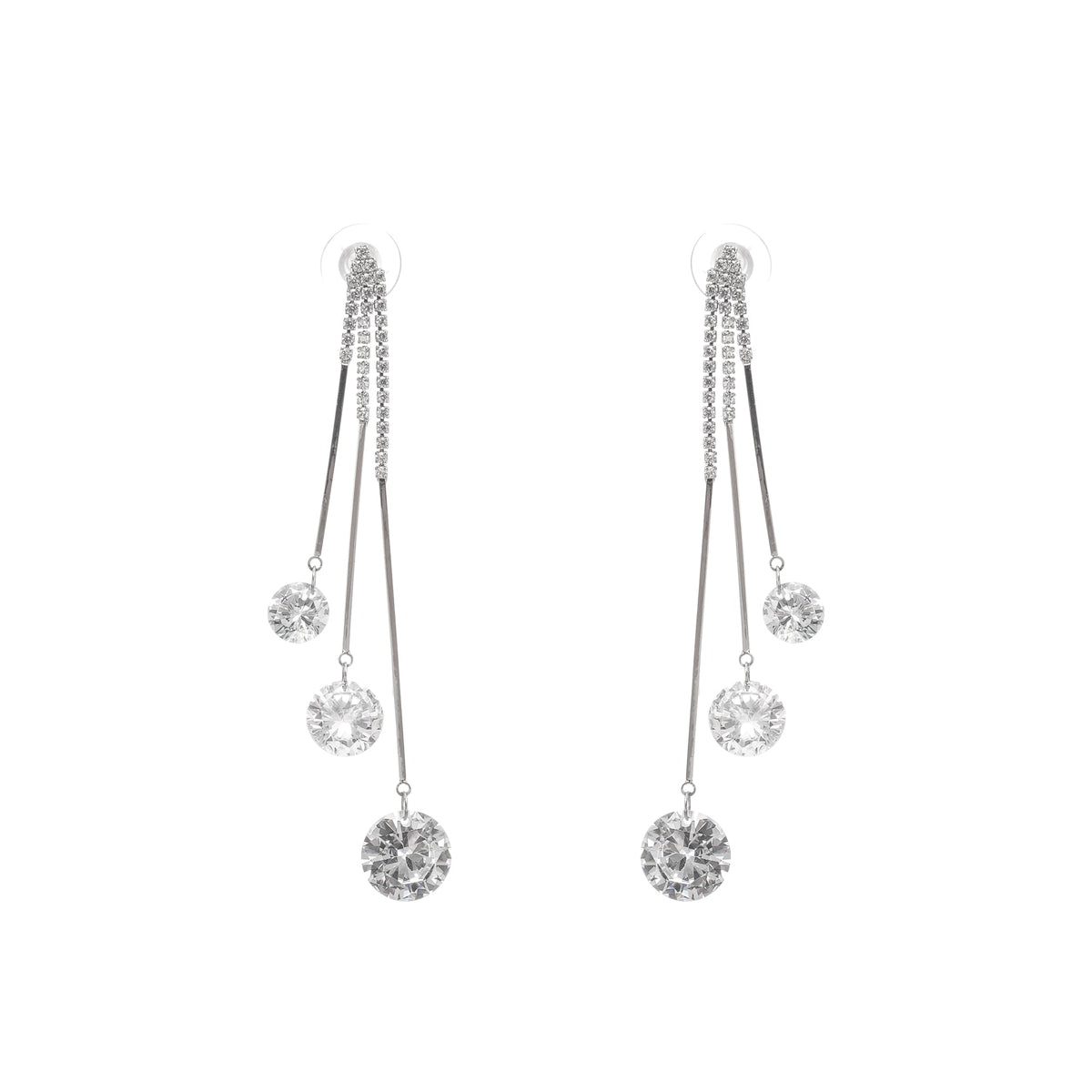 Solada crystal drop earrings