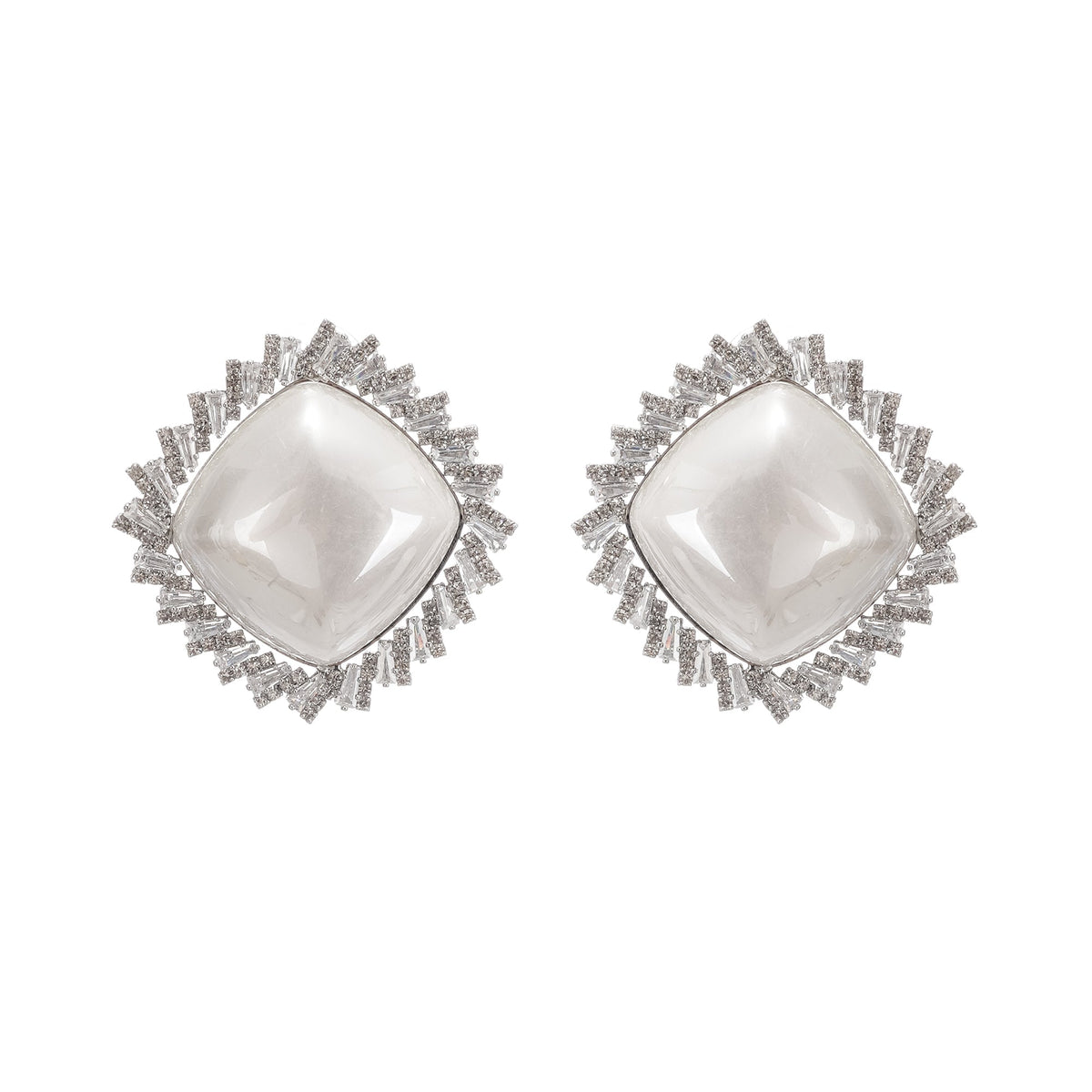 Marilyn crystal-embellished stud earring