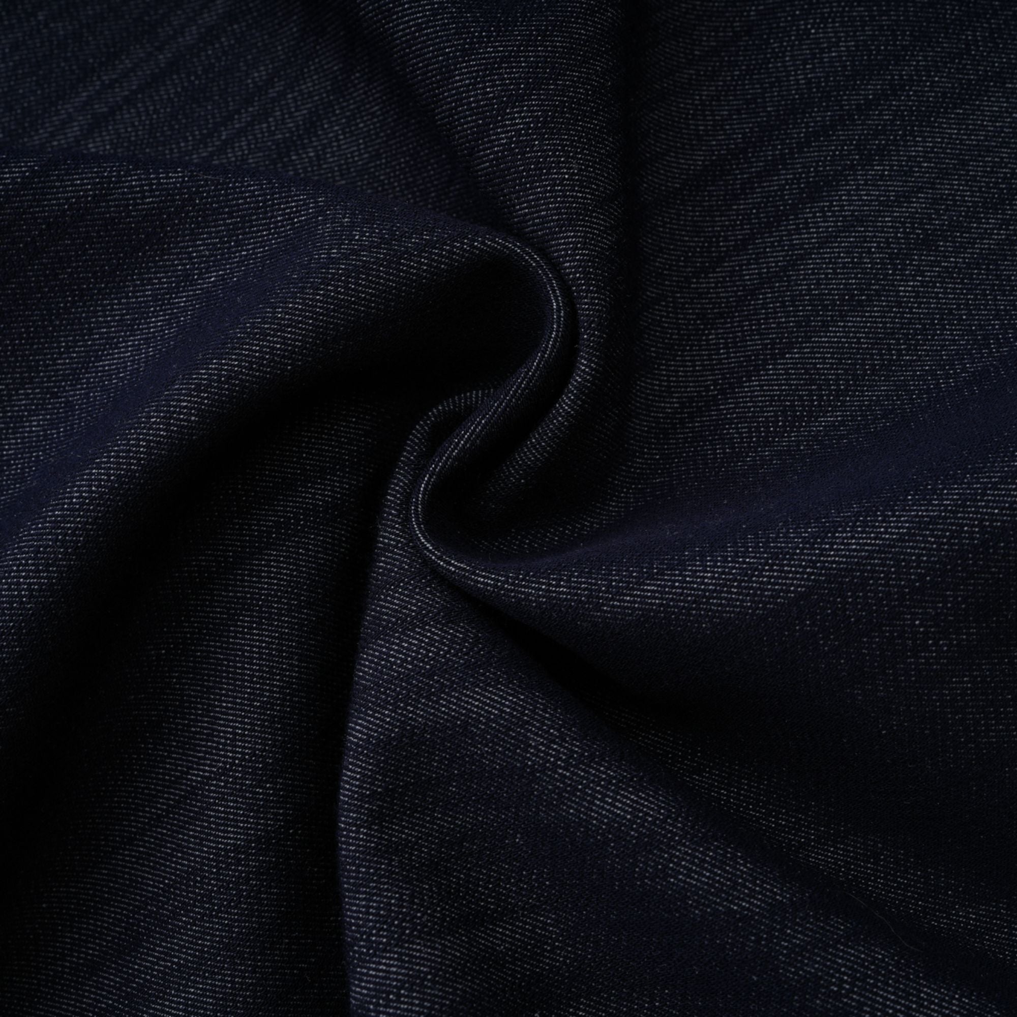 Sandrine blue denim semi-sheer bodysuit (Final Sale)