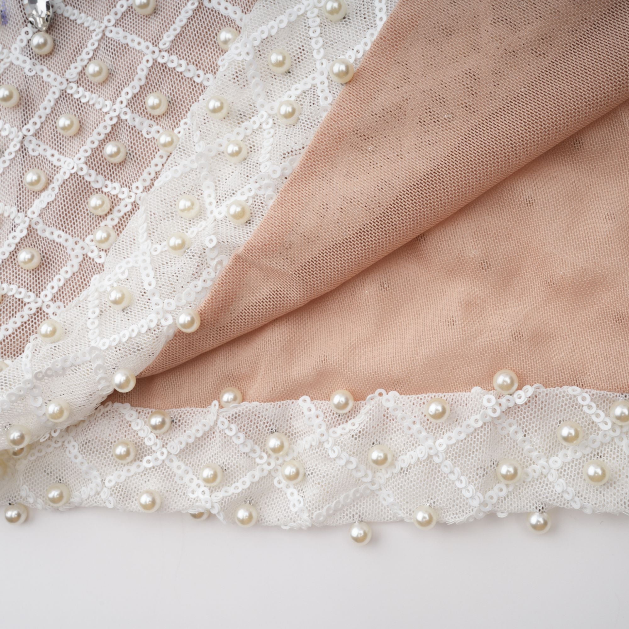 Claudine white embellished halterneck maxi dress
