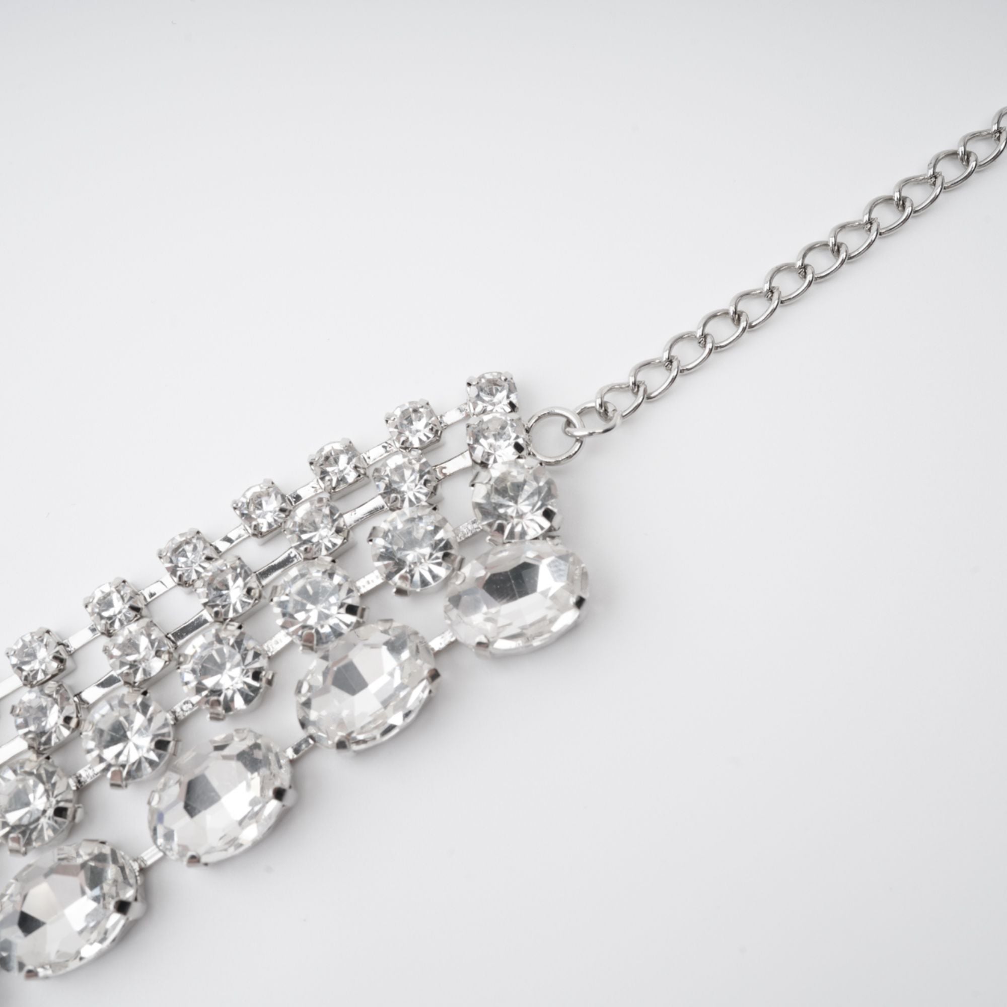 Elizabeth crystal-embellished layered necklace (Final Sale)