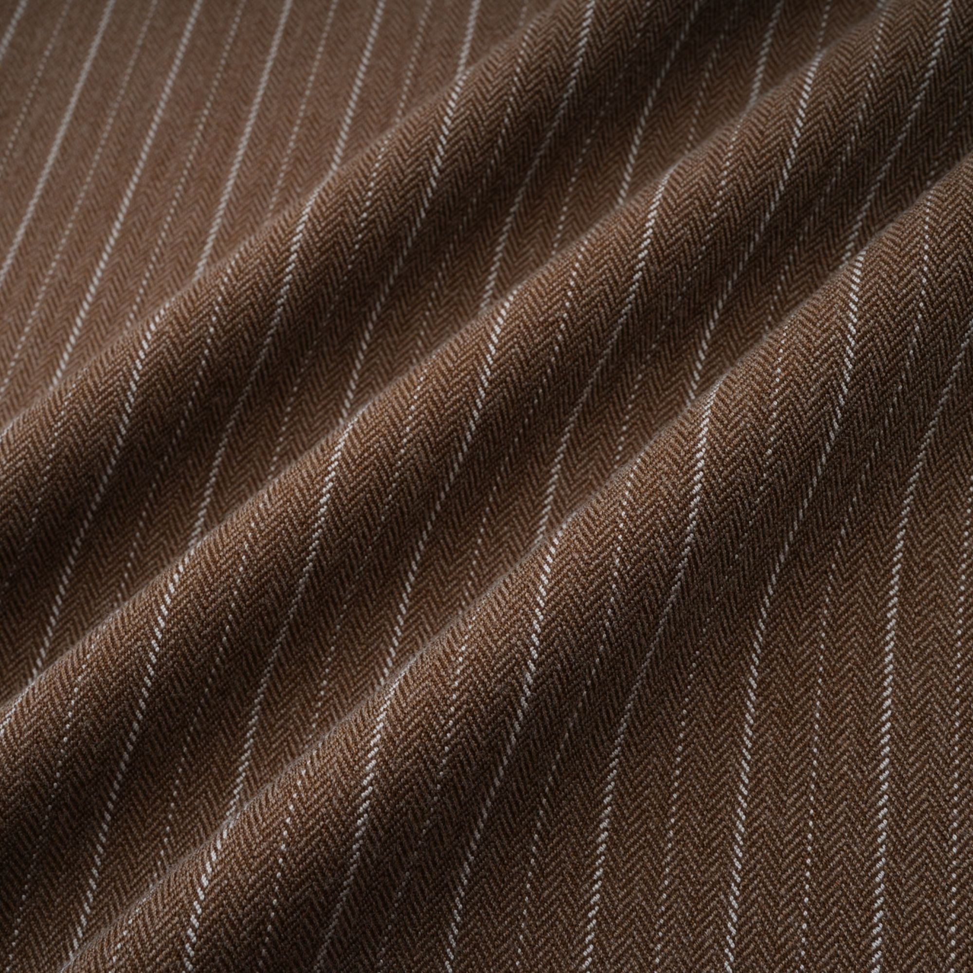 Clémence Brown Striped Trousers