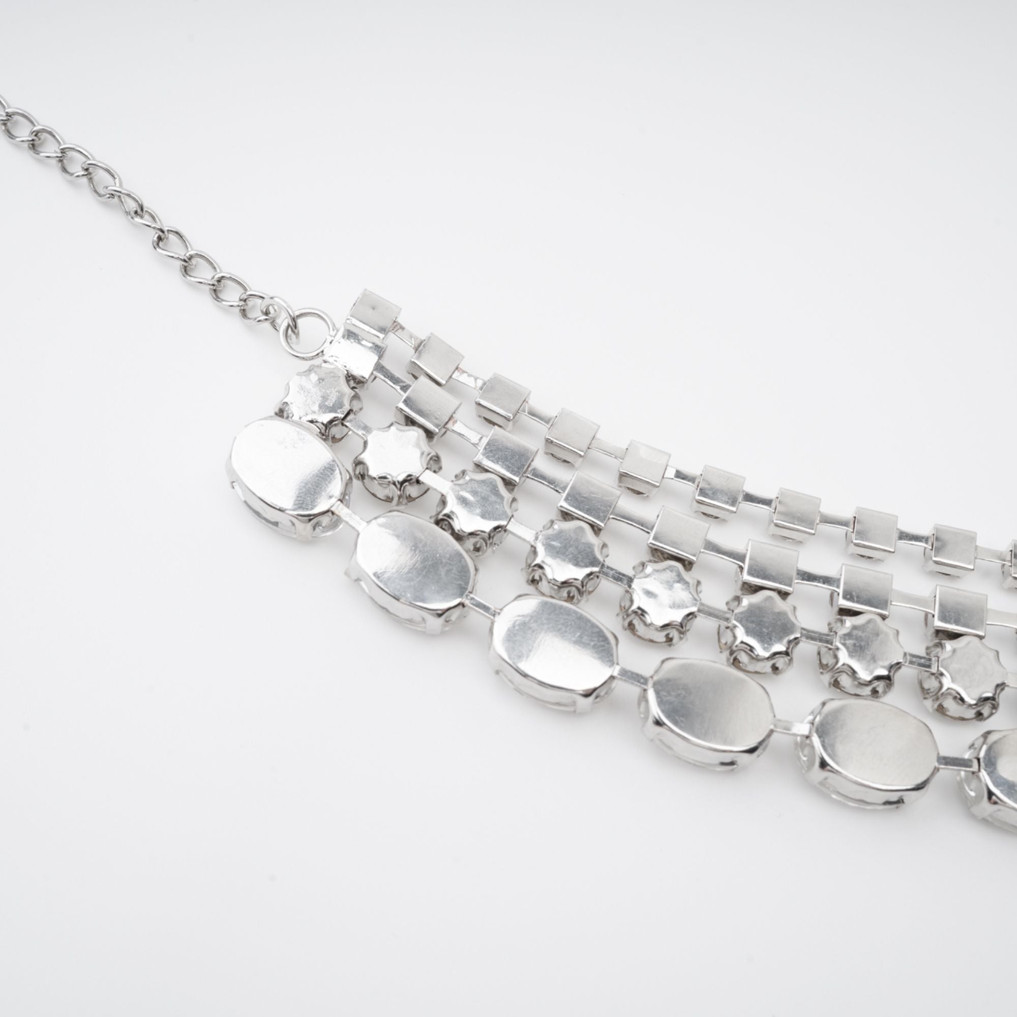 Elizabeth crystal-embellished layered necklace (Final Sale)