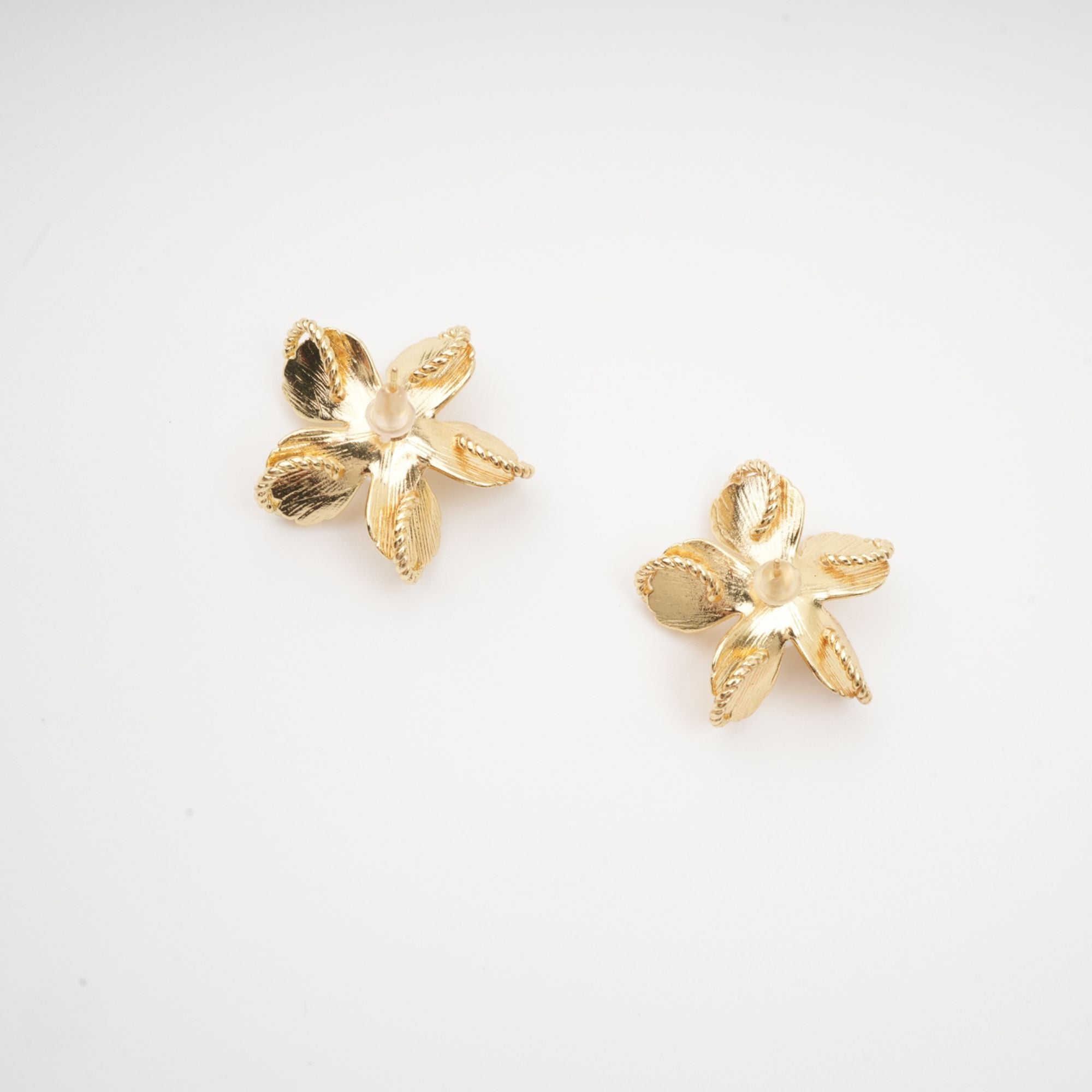 Jeanne floral faux-pearl stud earrings (US Only)