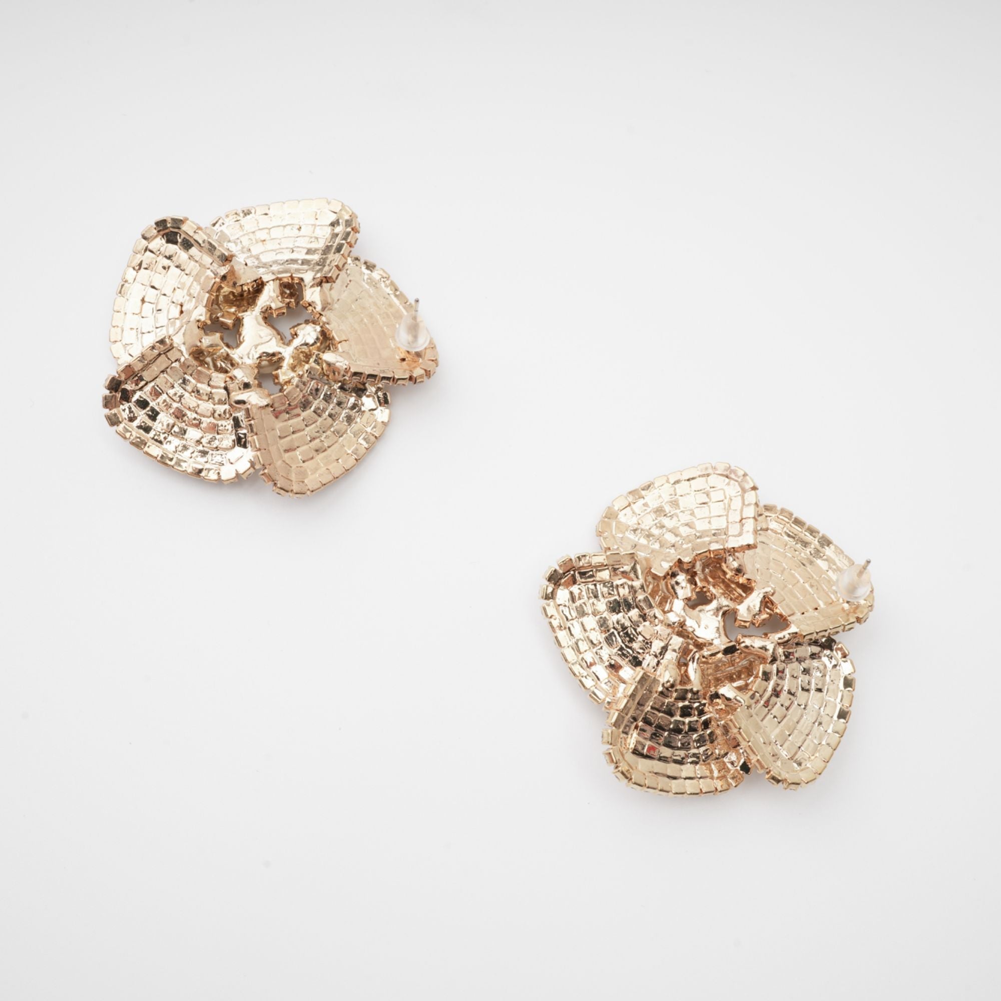 Saira crystal-embellished floral earrings (Final Sale)