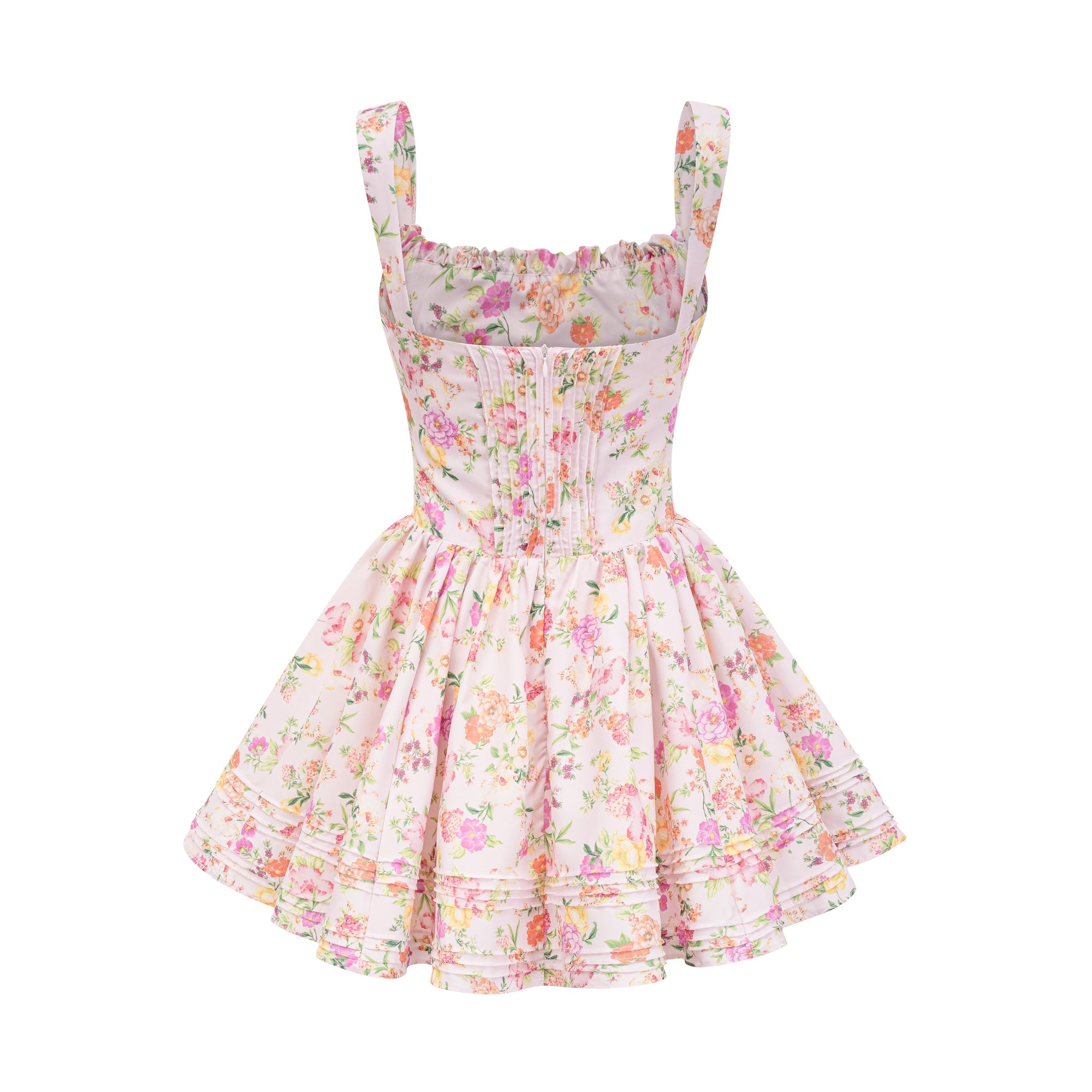 Kara floral-print cotton mini dress (Final Sale)