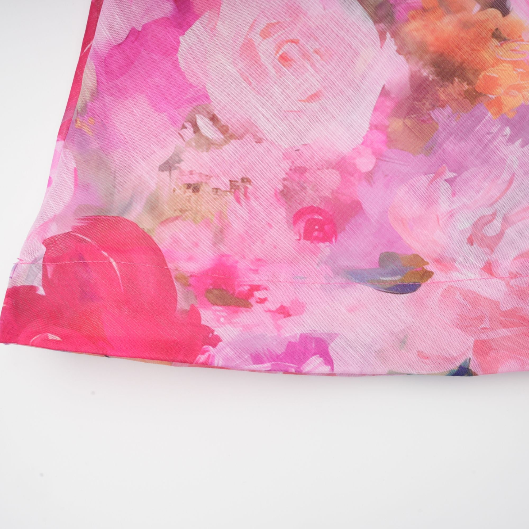 Élodie floral-print ruffled gown