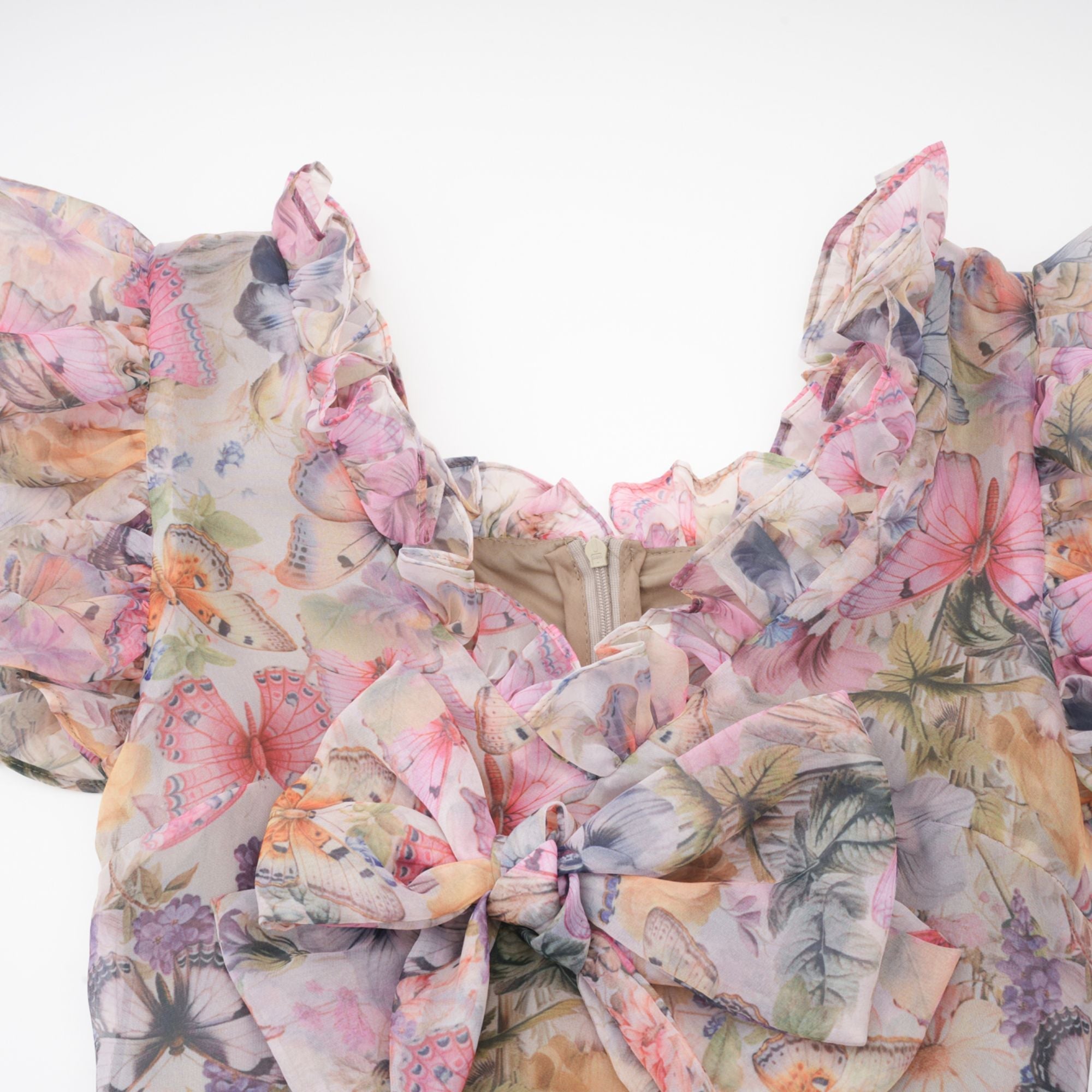 Margaux off-shoulder ruffled midi dress (Final Sale-US Only)