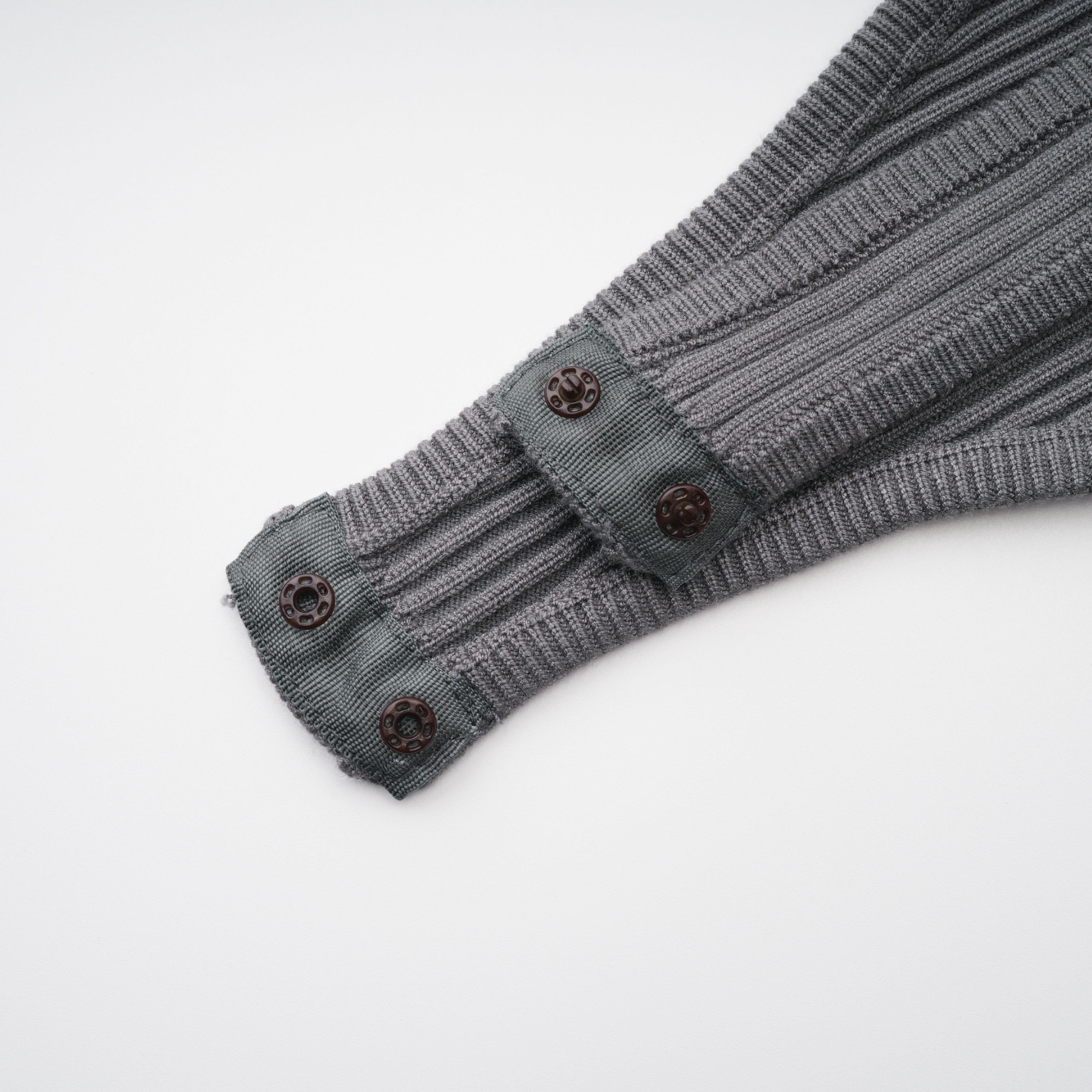 Claire Grey Ribbed Knit Bodysuit & Trousers Set