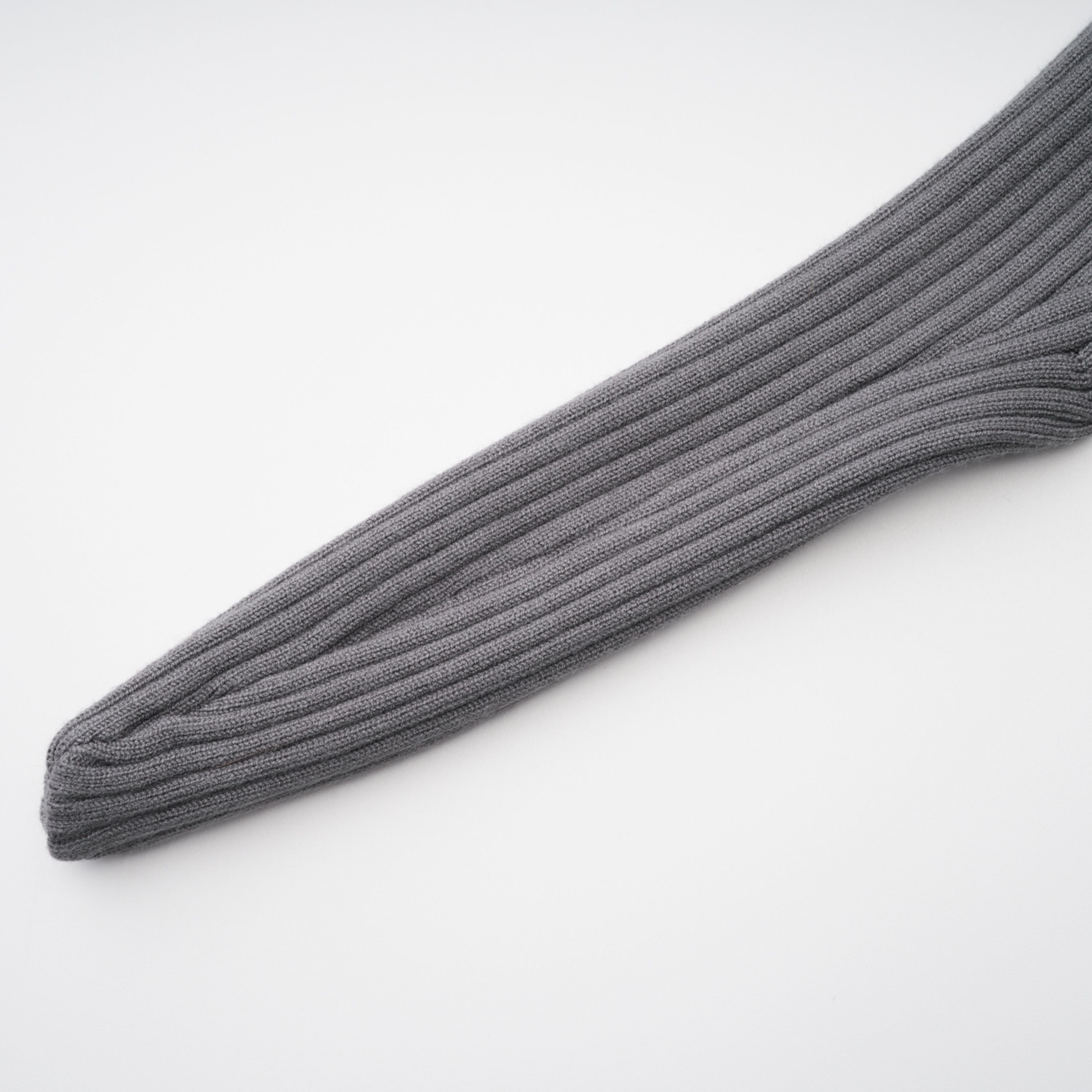 Claire Grey Ribbed Knit Bodysuit & Trousers Set