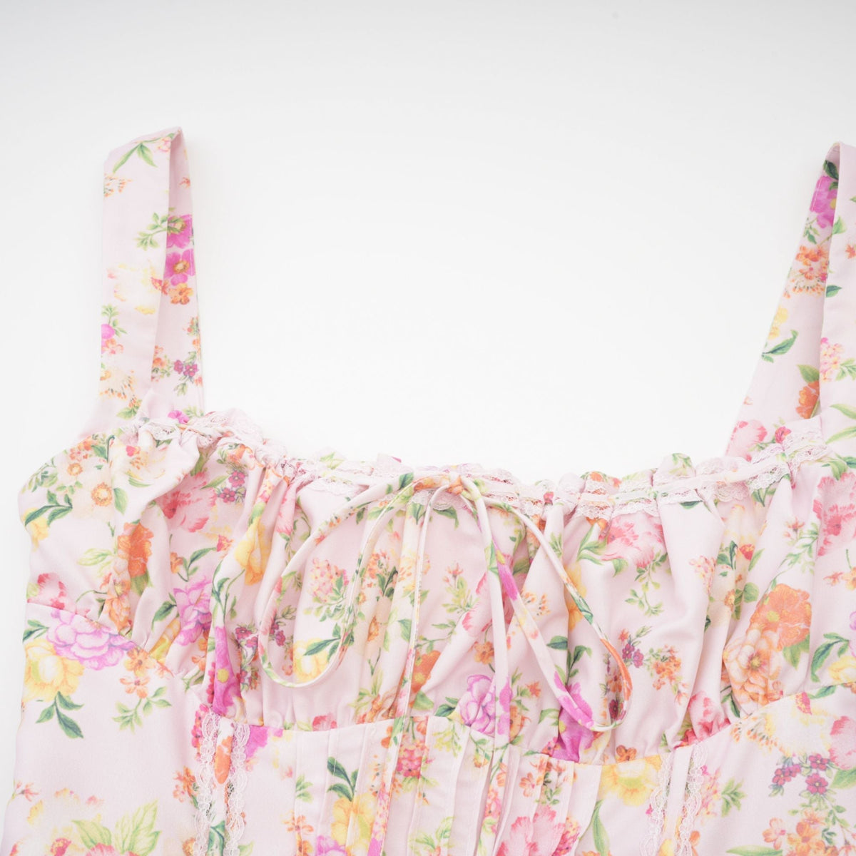 Kara floral-print cotton mini dress (Final Sale)