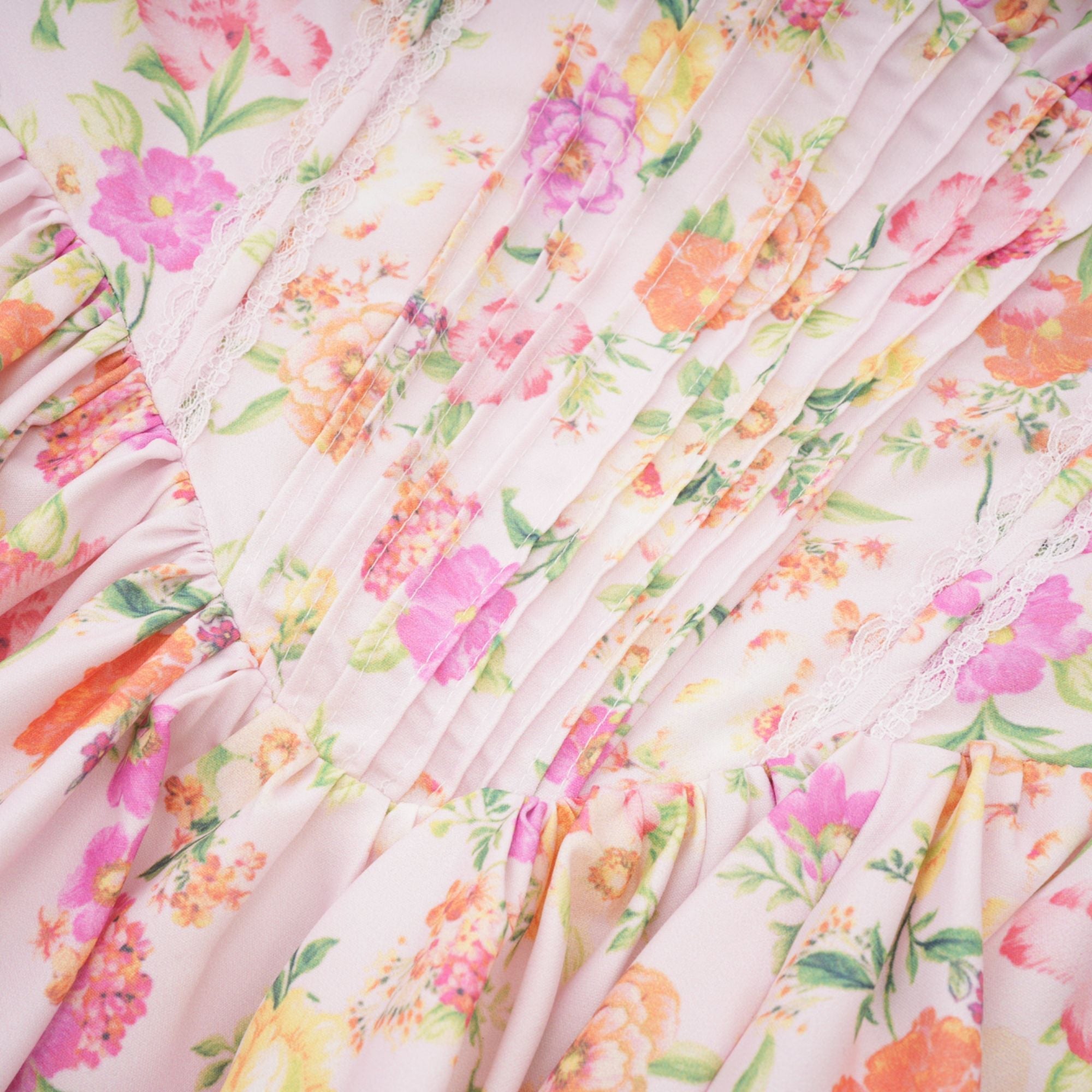 Kara floral-print cotton mini dress (Final Sale)