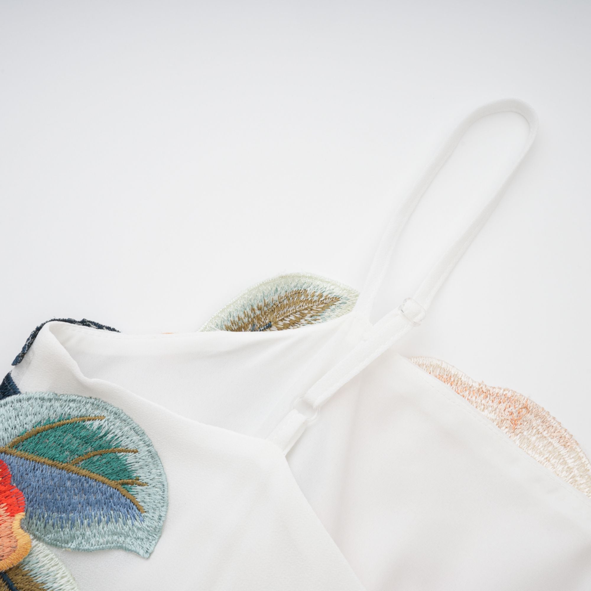 Josette floral-embroidered shirred maxi dress in White (Final Sale-US Only)