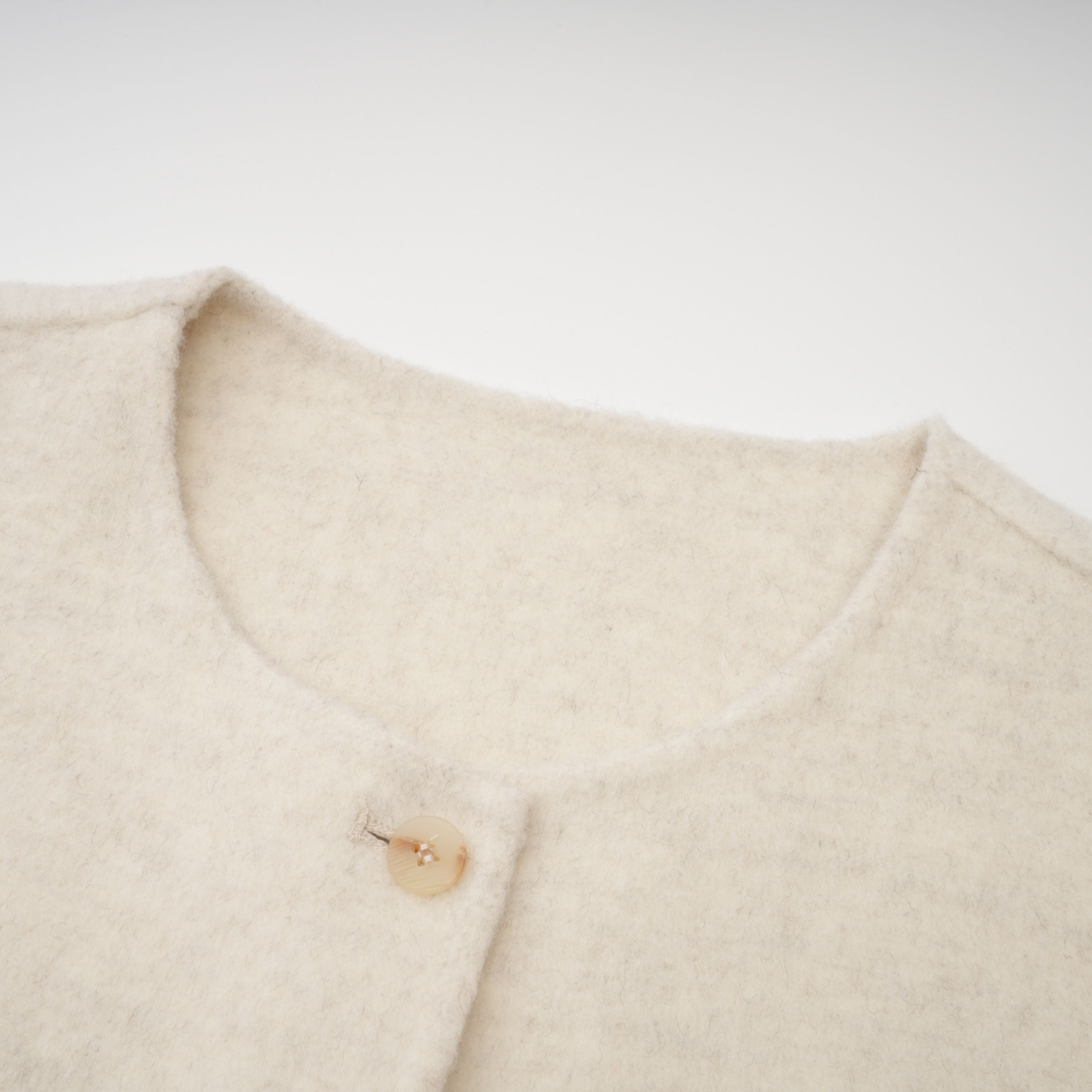 Cecilia White Belted Fur Trim Coat (Final Sale-US Only)