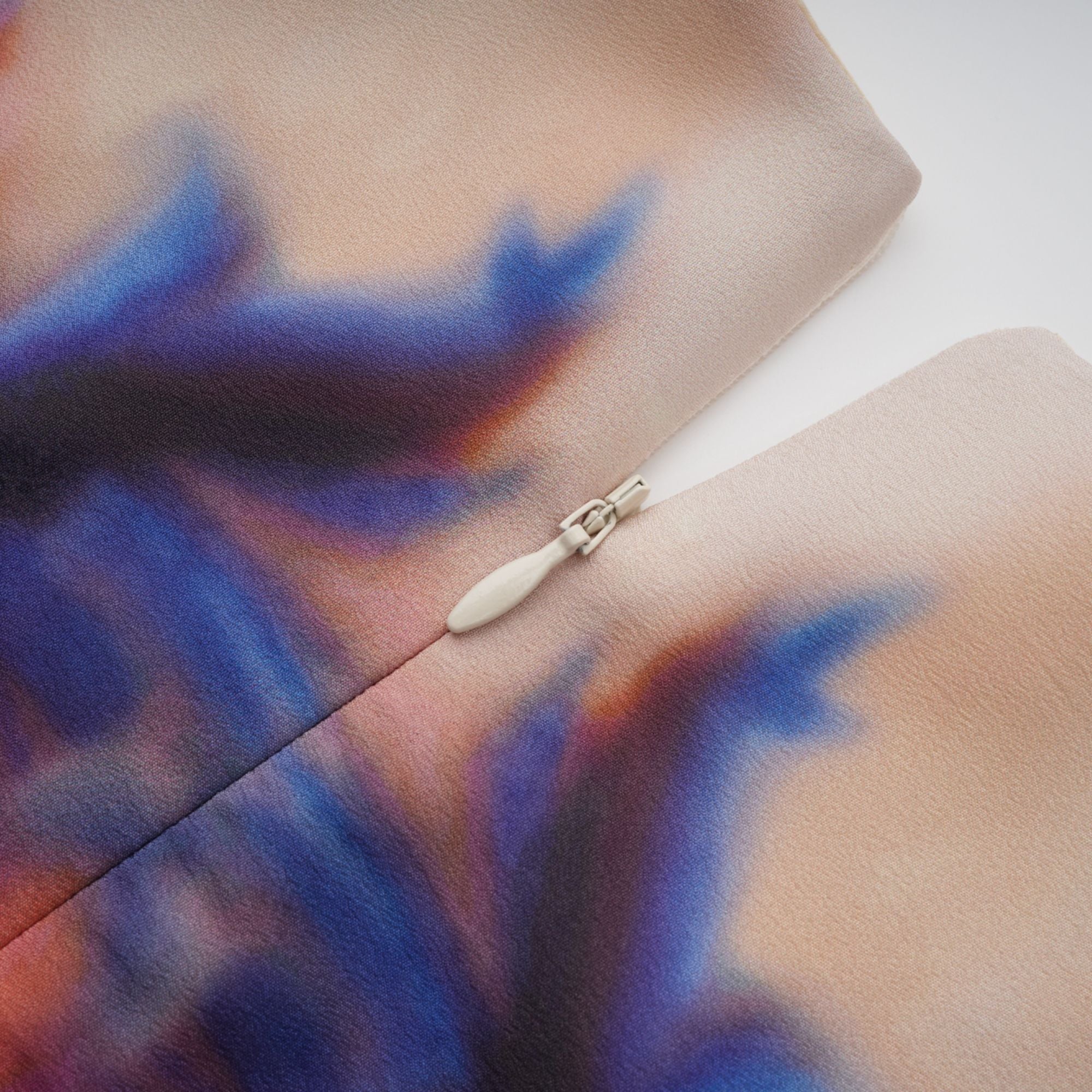Urbaine smudged graffiti-print silk midi dress (Final Sale-US Only)