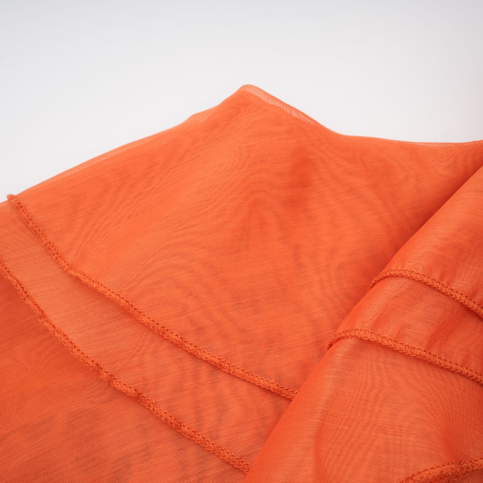 Carrie orange halterneck flounced maxi dress (Final Sale-US Only)